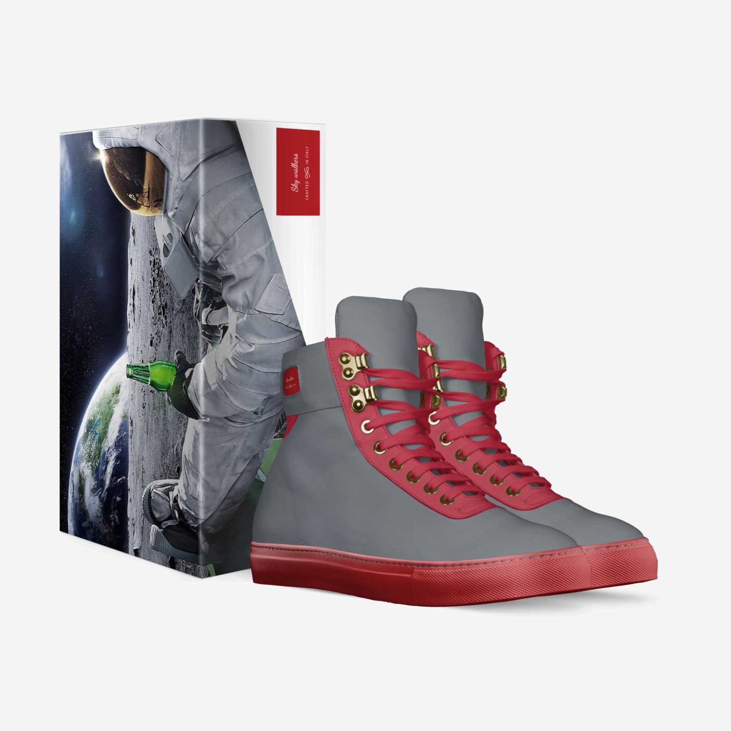Sky walkers custom made in Italy shoes by Quinton Beairs | Box view