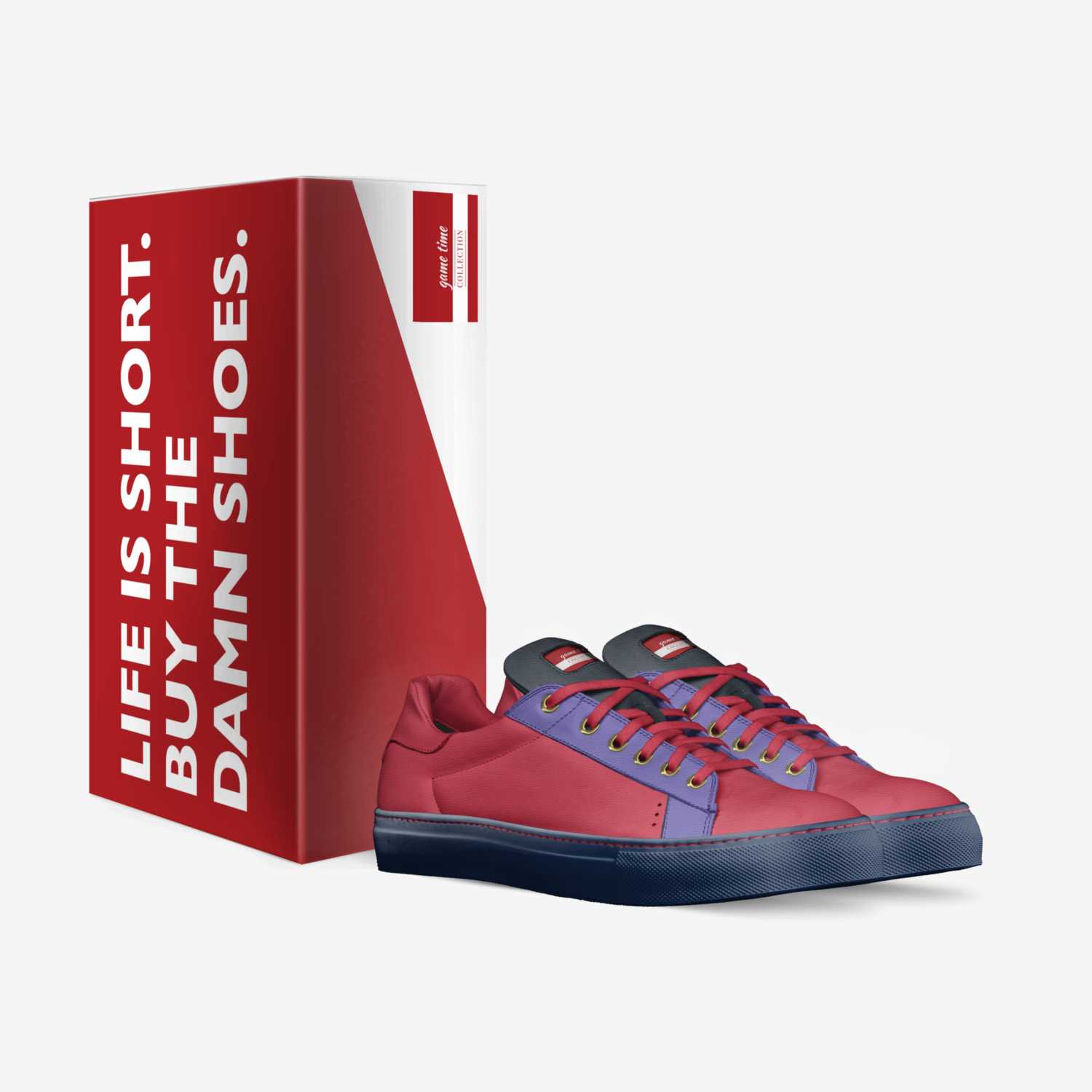 game time custom made in Italy shoes by Javonne | Box view