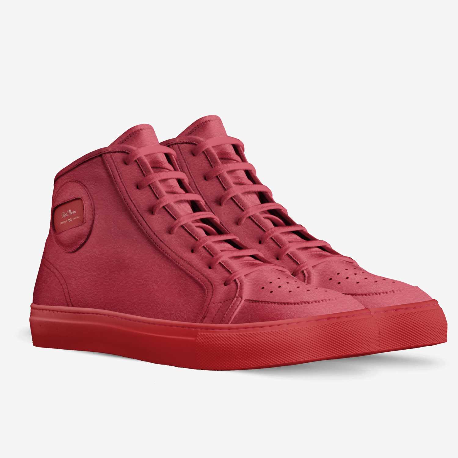 Red Moon custom made in Italy shoes by Antwan Banger | Double view