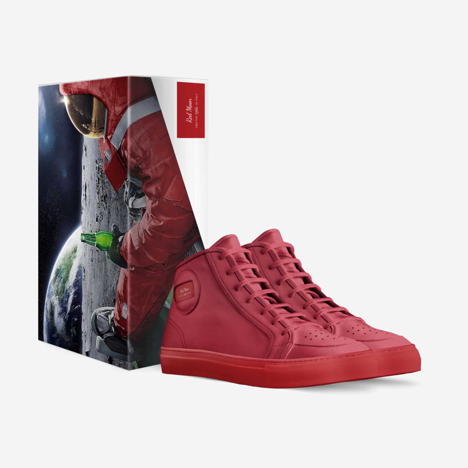 Red Moon custom made in Italy shoes by Antwan Banger | Box view