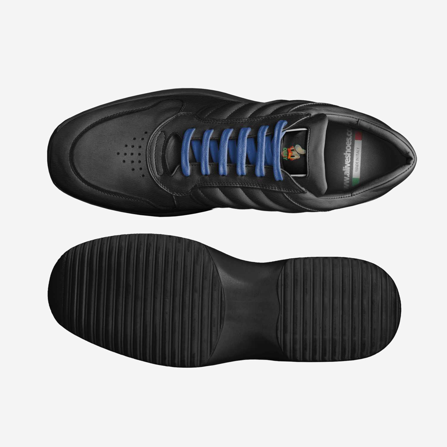 Agui'$ custom made in Italy shoes by Ely Aguilar | Top view