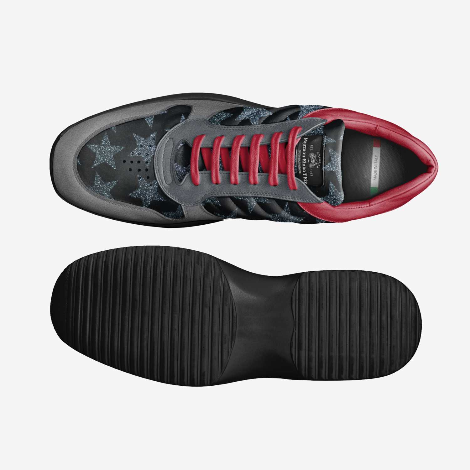 Myrman-Kinka T Kix custom made in Italy shoes by Kinka T Kix | Top view