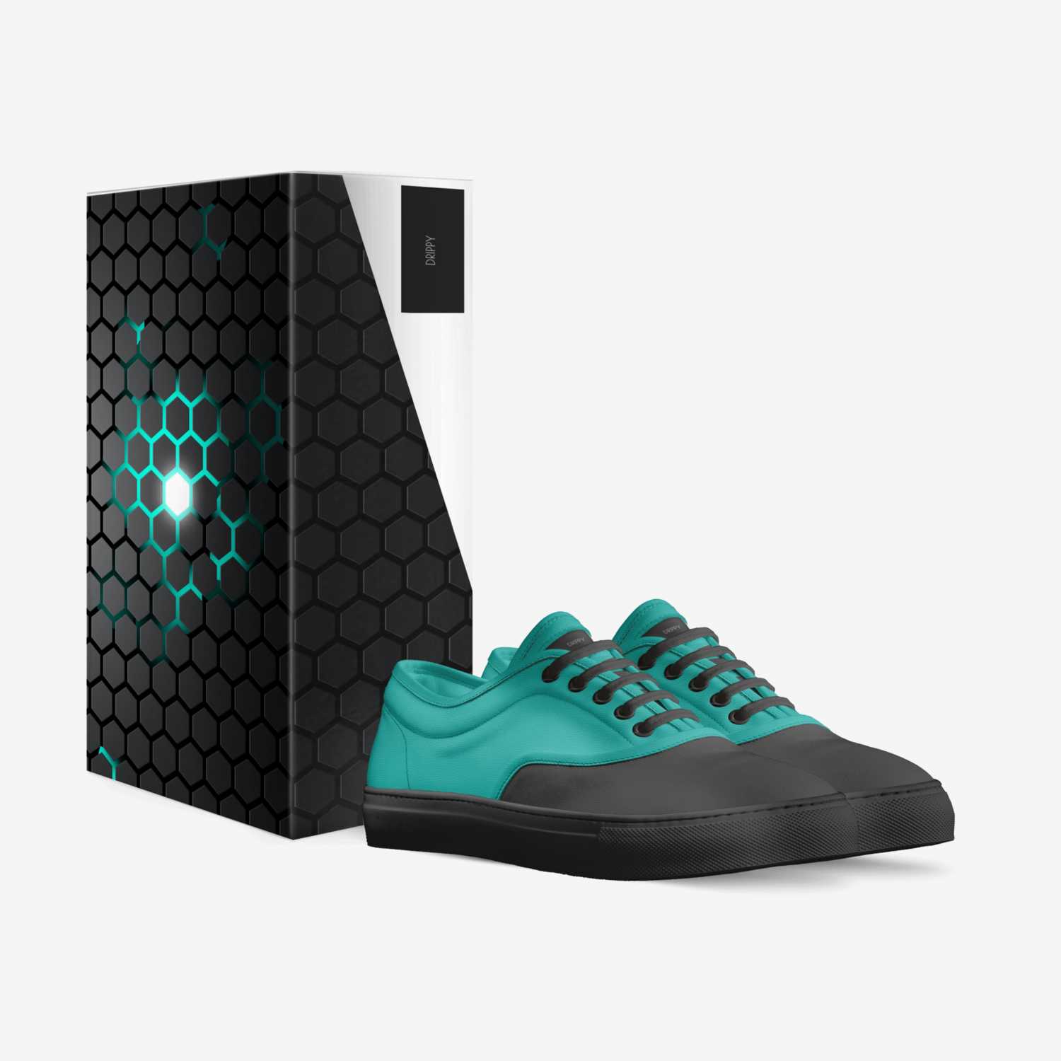 Drippy custom made in Italy shoes by Thealynn Riley | Box view