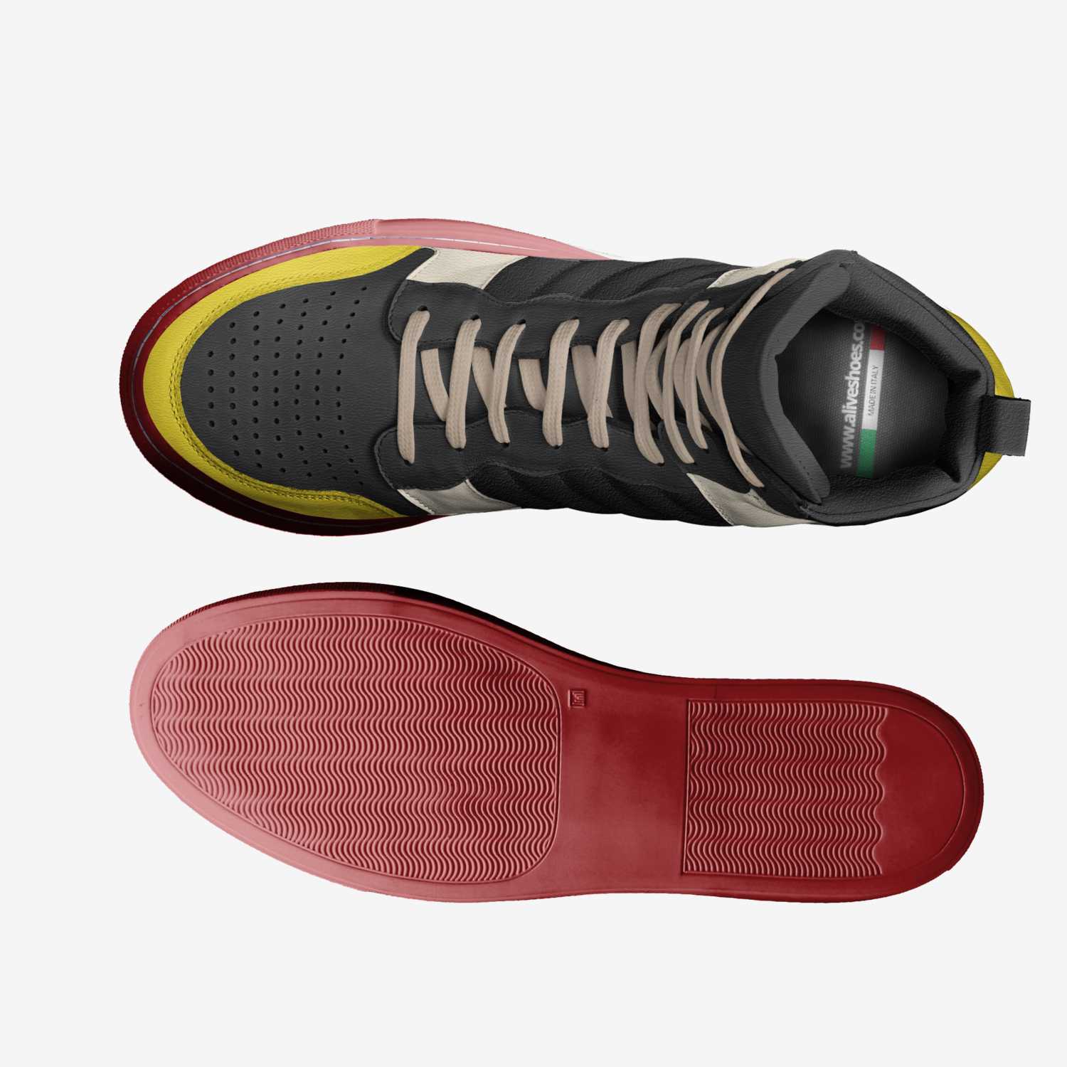 XXVL custom made in Italy shoes by Tyrone Vorakoumane | Top view