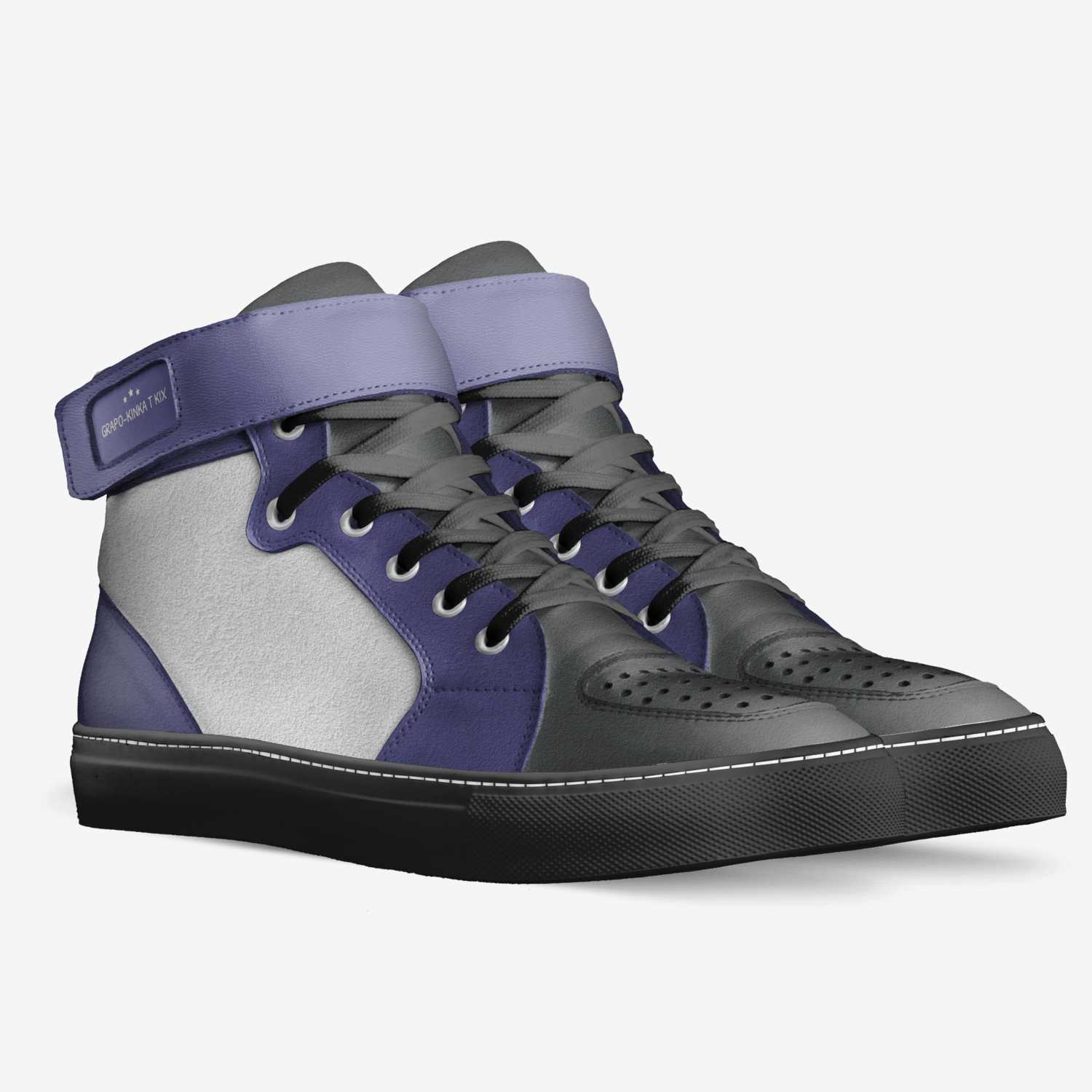 Grapo-Kinka T Kix custom made in Italy shoes by Kinka T Kix | Double view