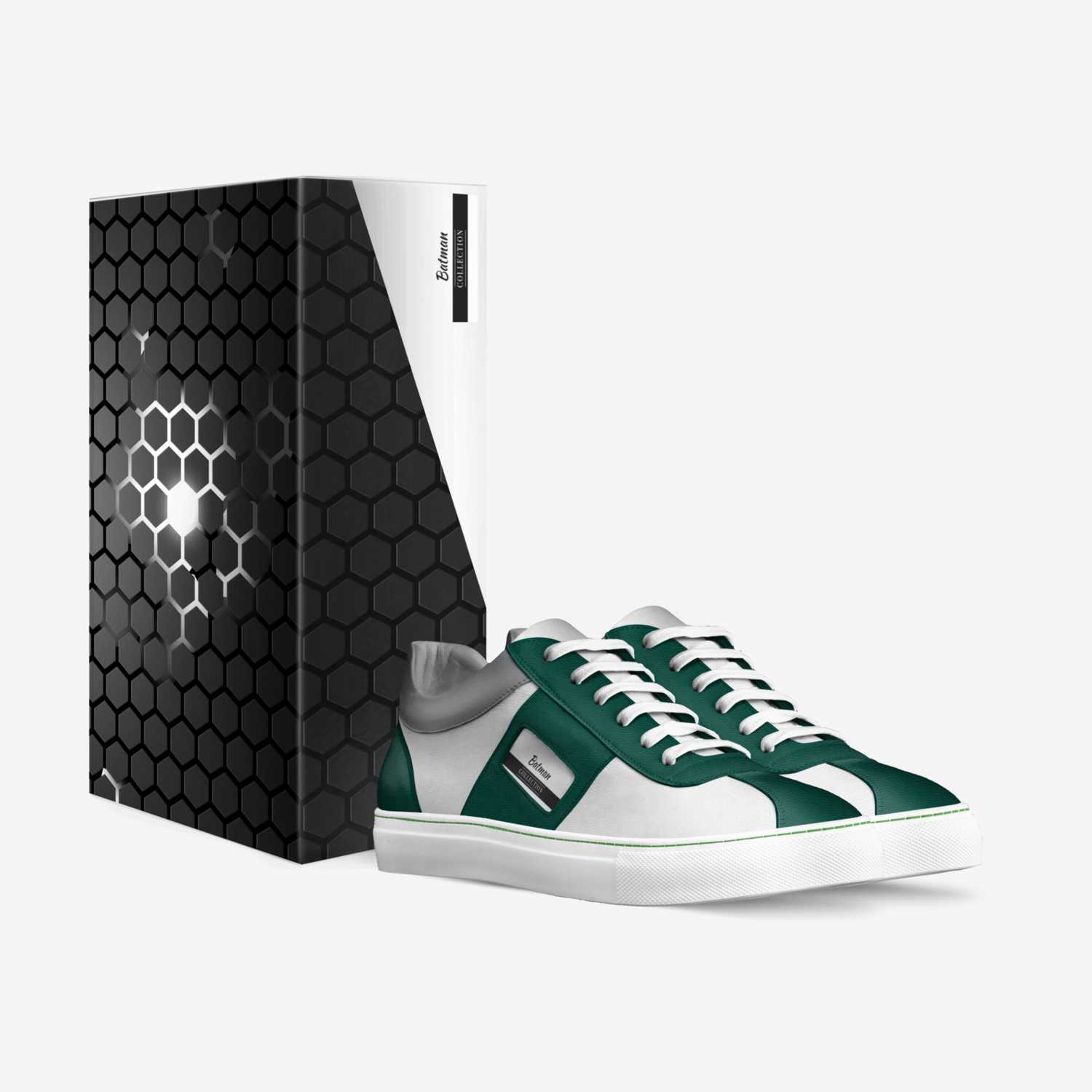 Batman custom made in Italy shoes by Moa | Box view