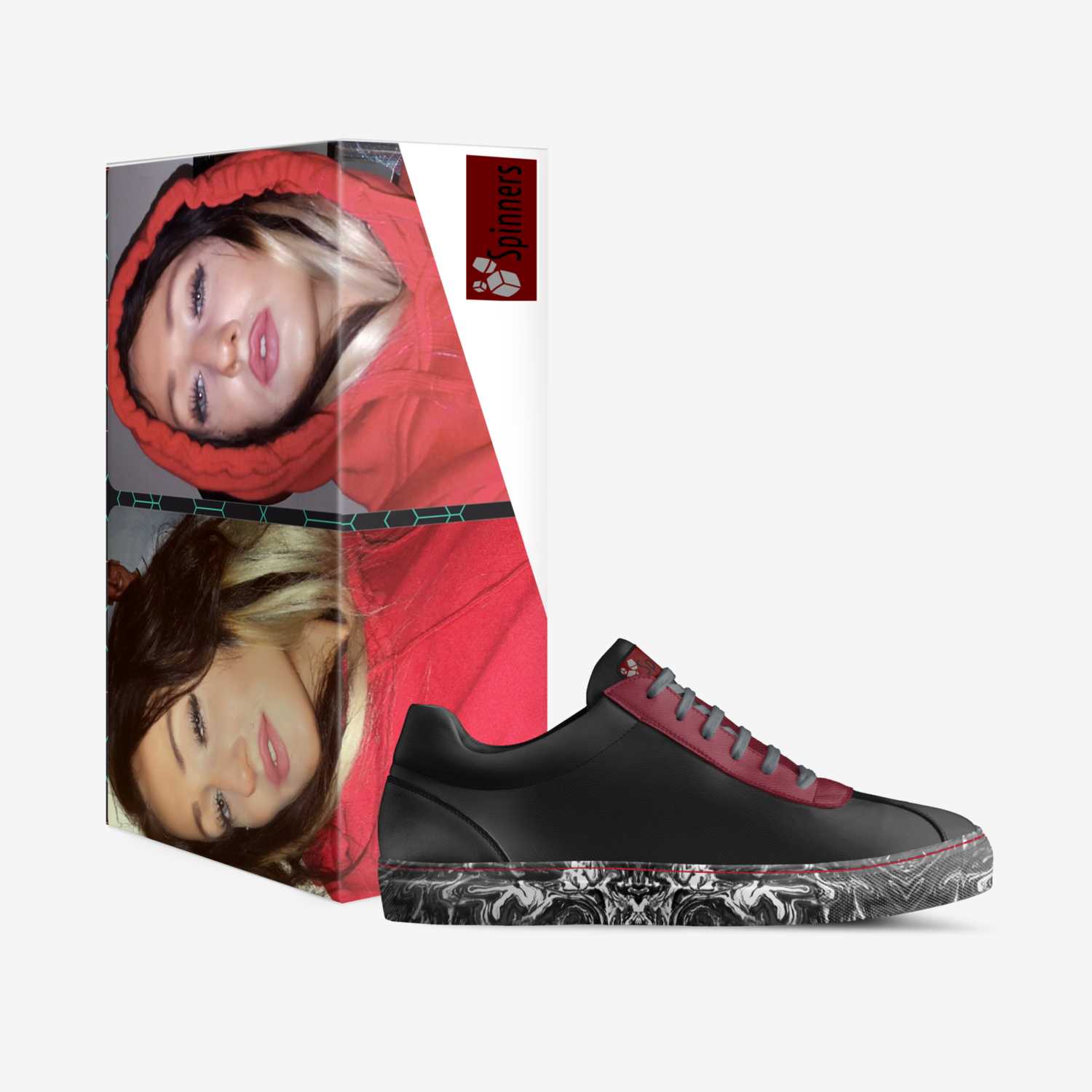Spinners  custom made in Italy shoes by Mandi Kamyli Itani | Box view