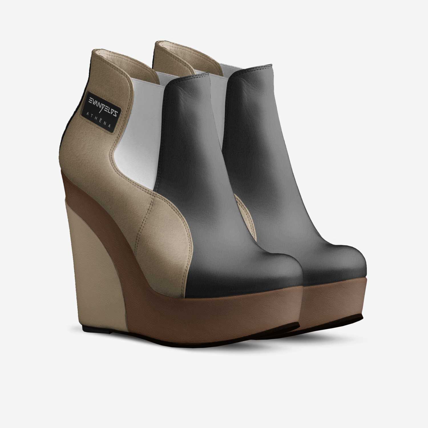EVANGELOS - ATHENA custom made in Italy shoes by Evangelos Fashion | Double view