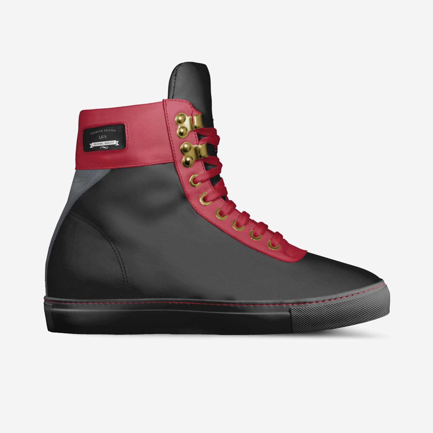 lg's  custom made in Italy shoes by Leon Mason Gagne | Side view