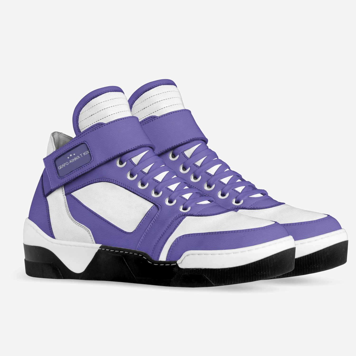 Grapo-Kinka T Kix custom made in Italy shoes by Kinka T Kix | Double view