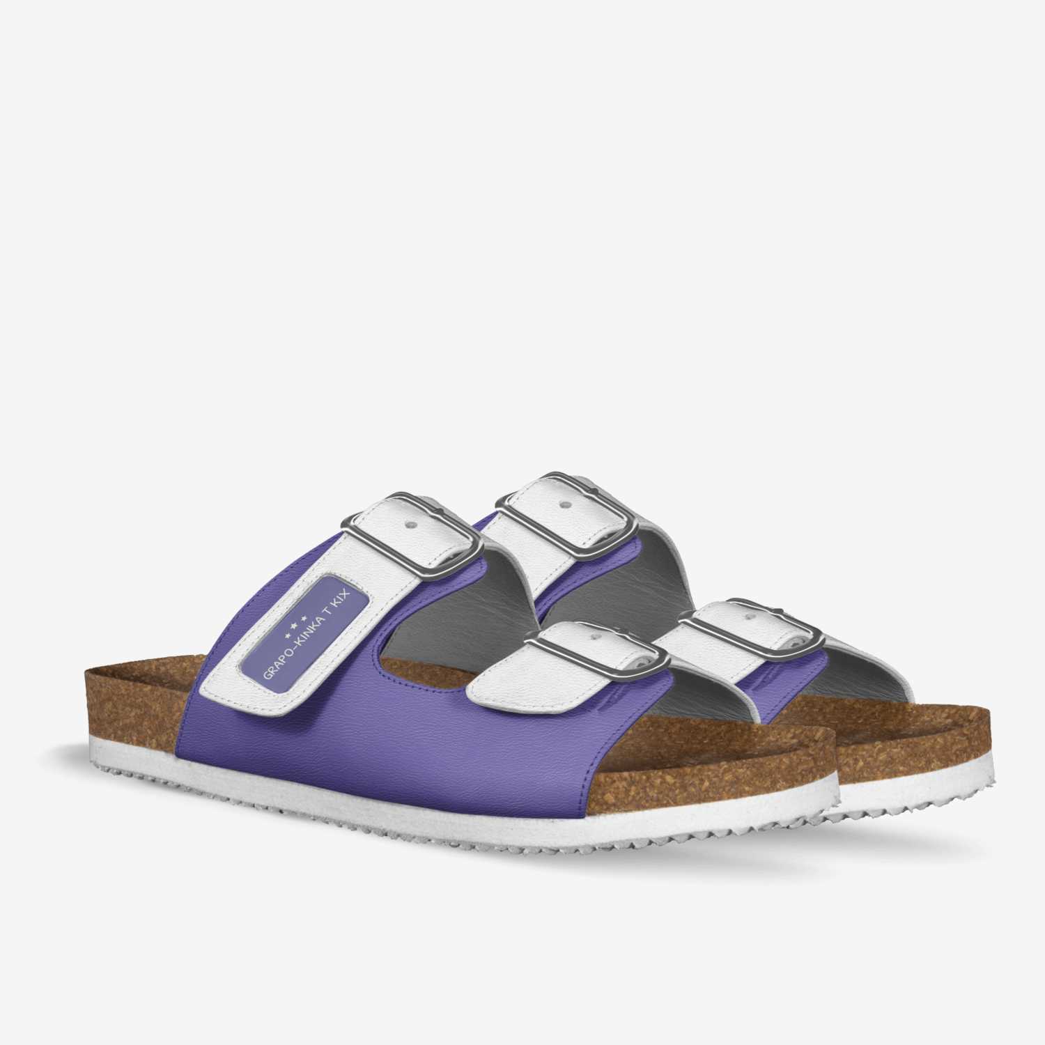 Grapo-Kinka T Kix custom made in Italy shoes by Kinka T Kix | Double view