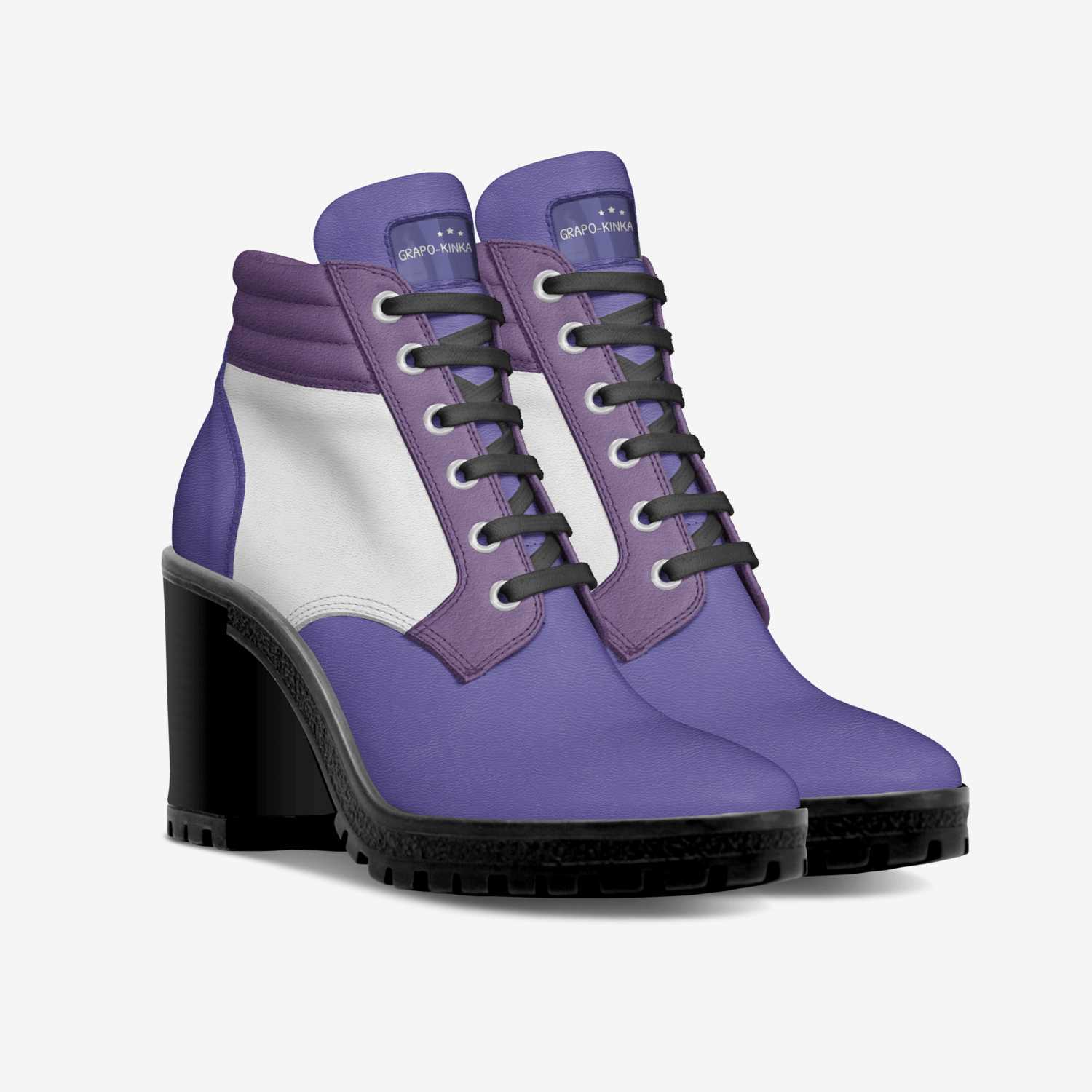 Grapo-Kinka T Kix custom made in Italy shoes by Kinka T Kix | Double view