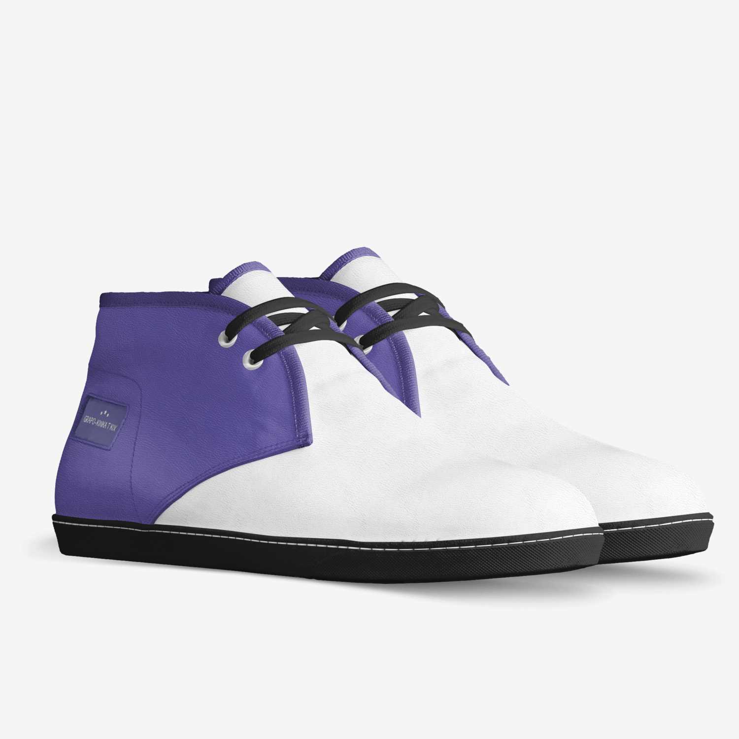 Grapo-Kinka T Kix custom made in Italy shoes by Kinka T Kix | Double view