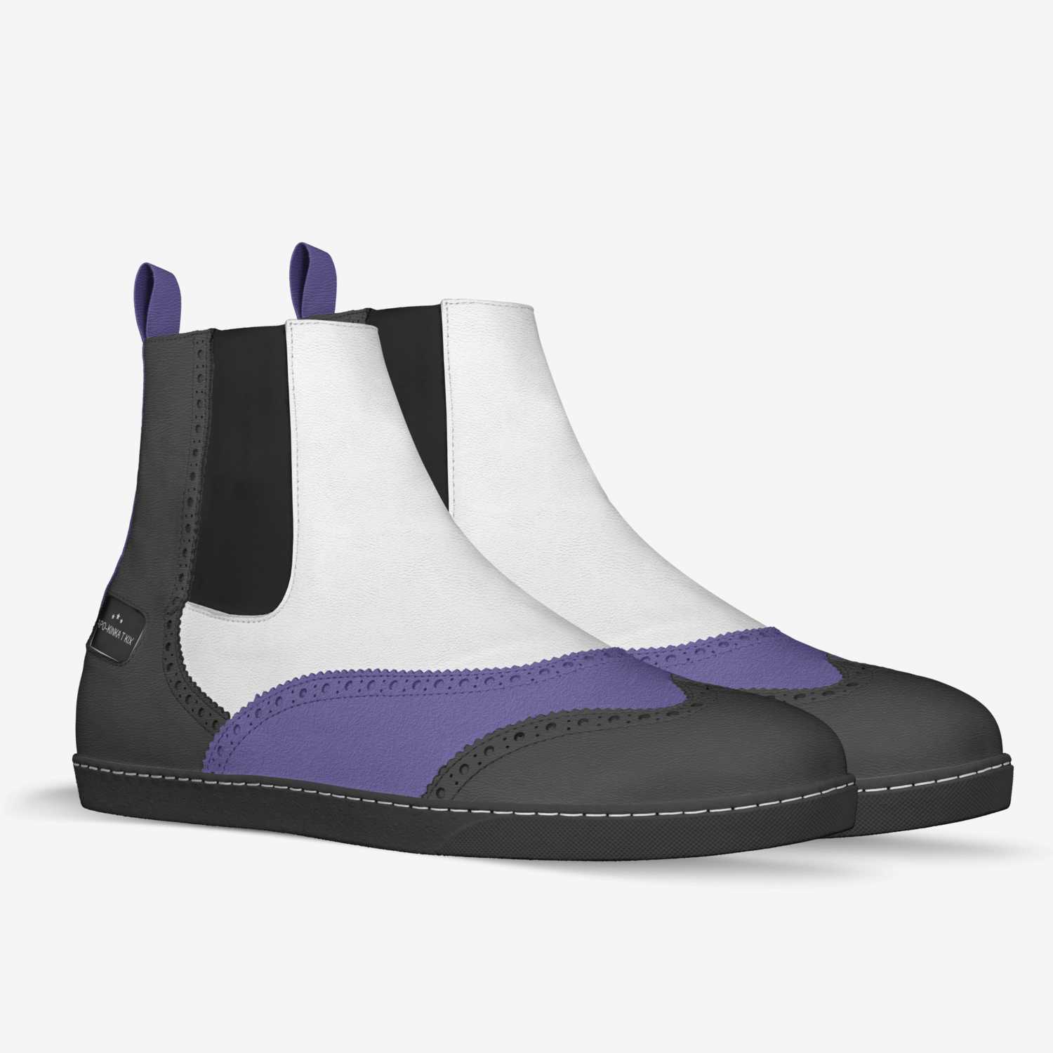 Grapo-Kinka T Kix custom made in Italy shoes by Kinka T Kix | Double view