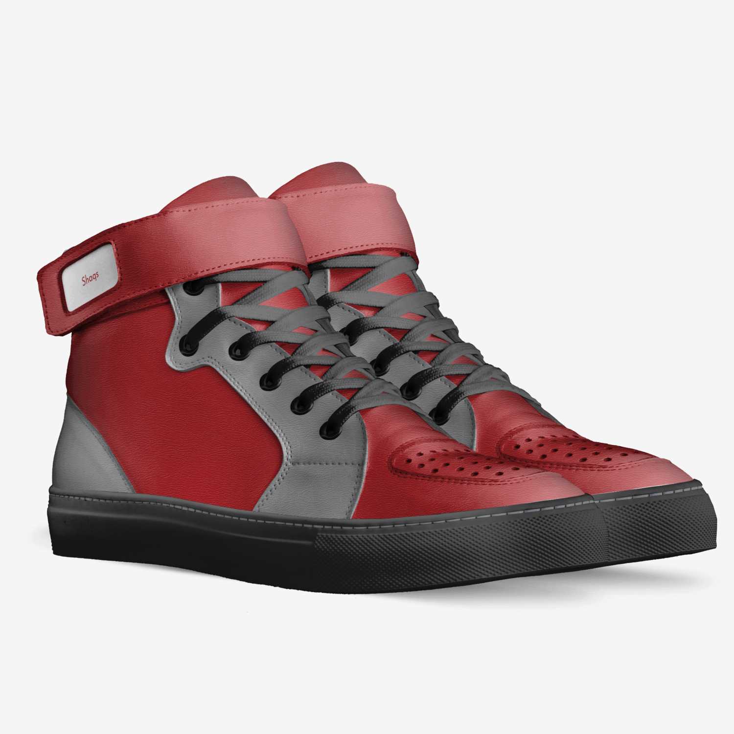 Shaqs custom made in Italy shoes by Trey Bassett | Double view