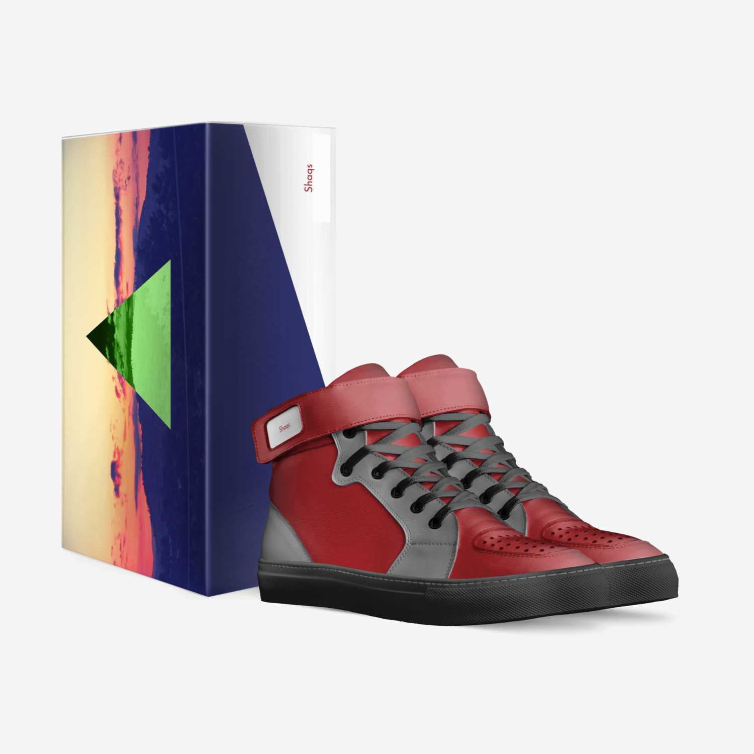Shaqs custom made in Italy shoes by Trey Bassett | Box view