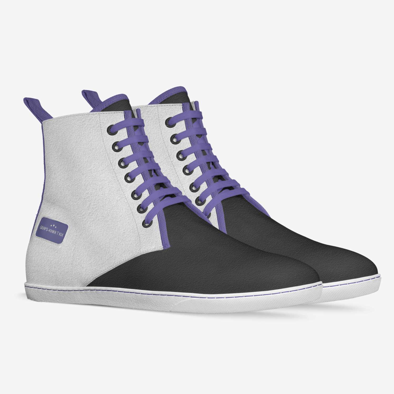 Grapo-Kinka T Kix custom made in Italy shoes by Kinka T Kix | Double view