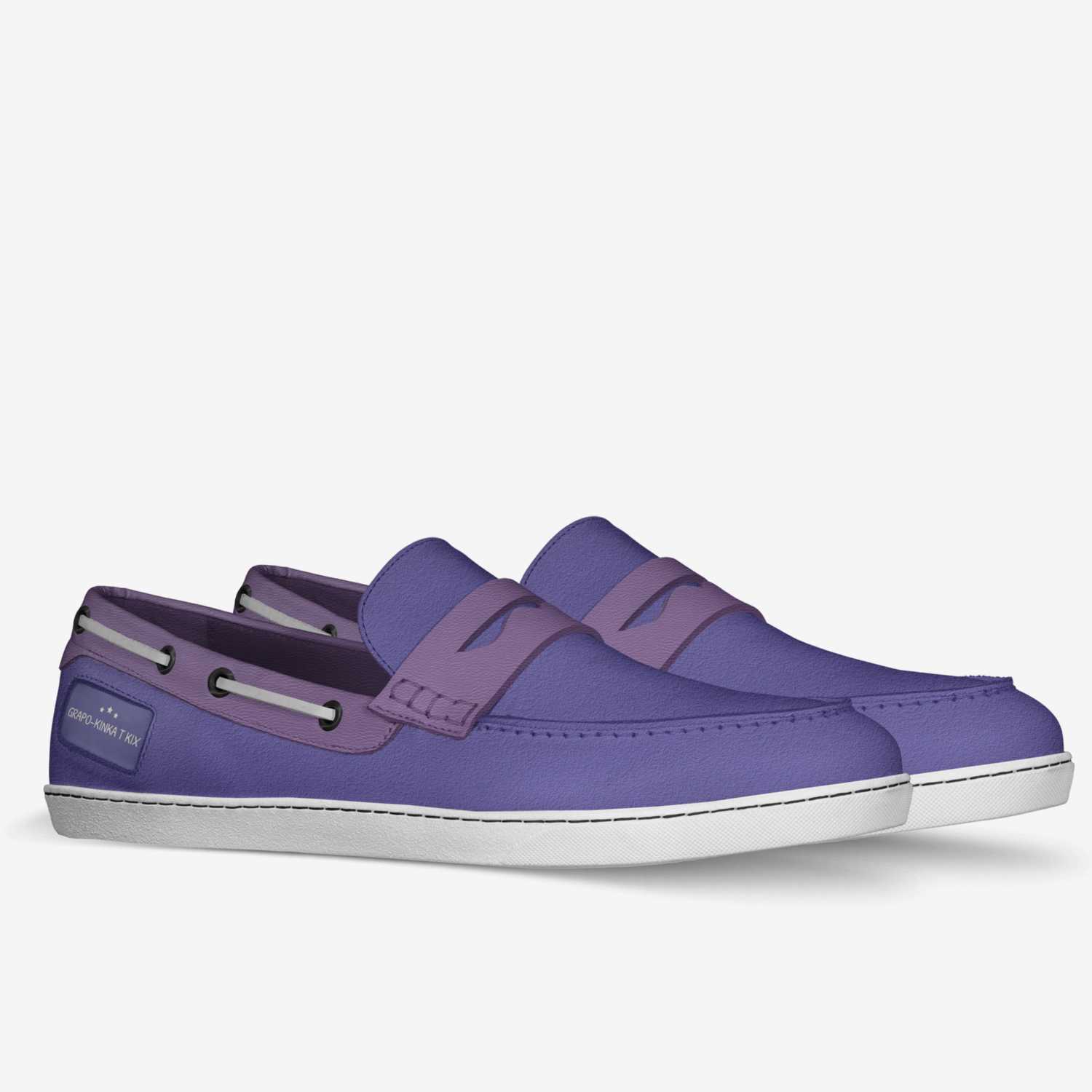 Grapo-Kinka T Kix custom made in Italy shoes by Kinka T Kix | Double view