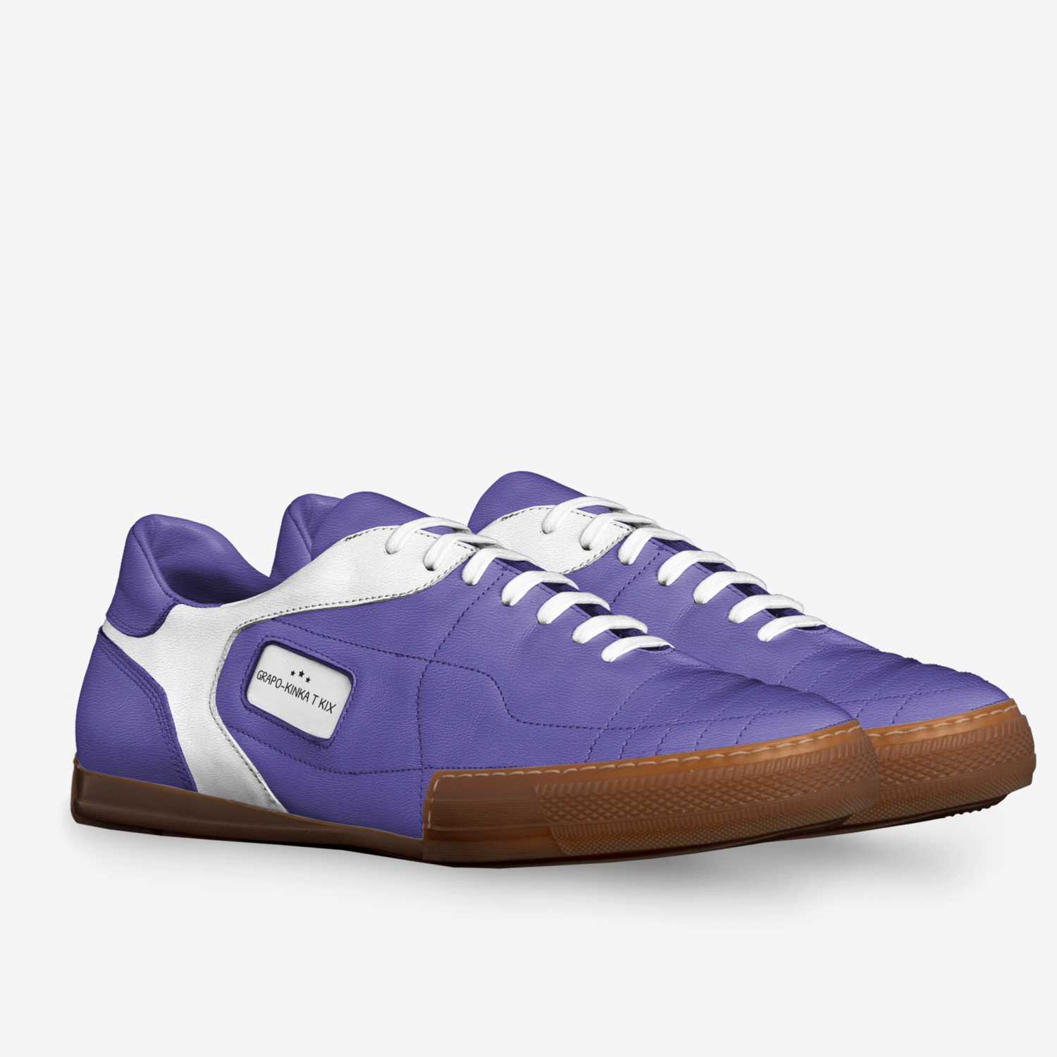 Grapo-Kinka T Kix custom made in Italy shoes by Kinka T Kix | Double view
