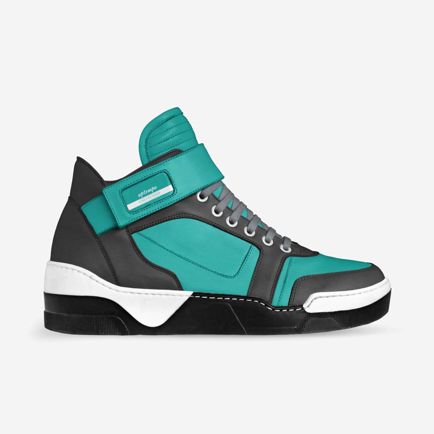 uptempo custom made in Italy shoes by Austin Hastings | Side view
