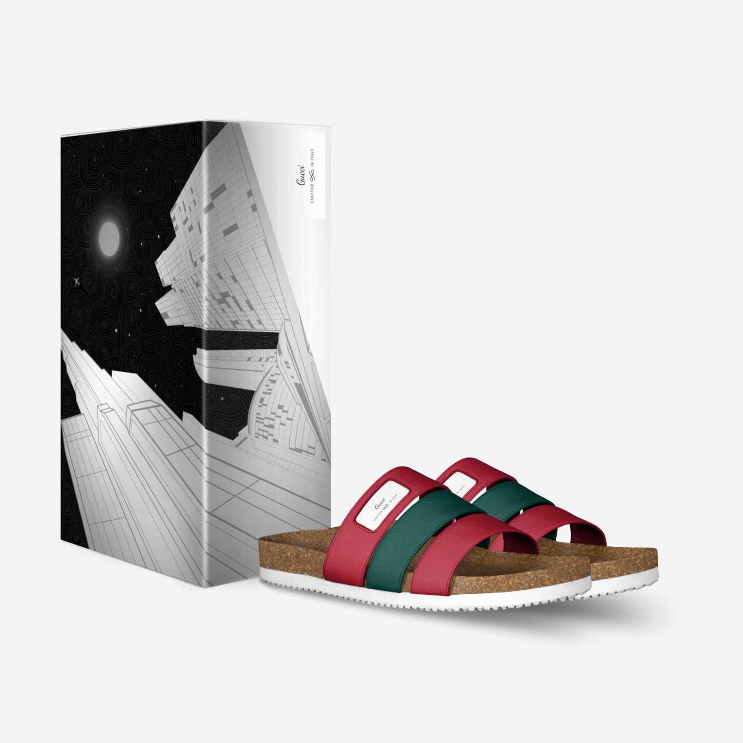 supre custom made in Italy shoes by F | Box view