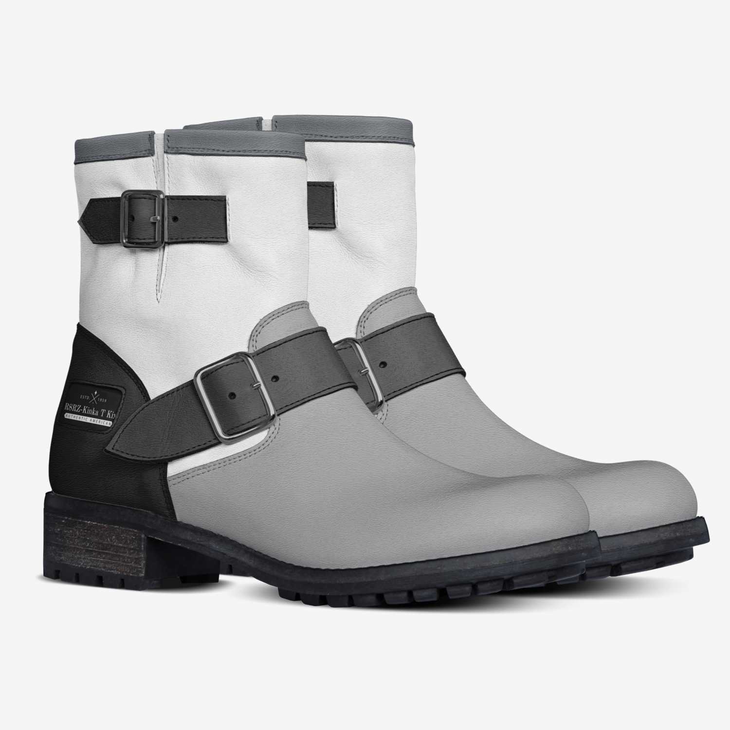 R8RZ-Kinka T Kix custom made in Italy shoes by Kinka T Kix | Double view