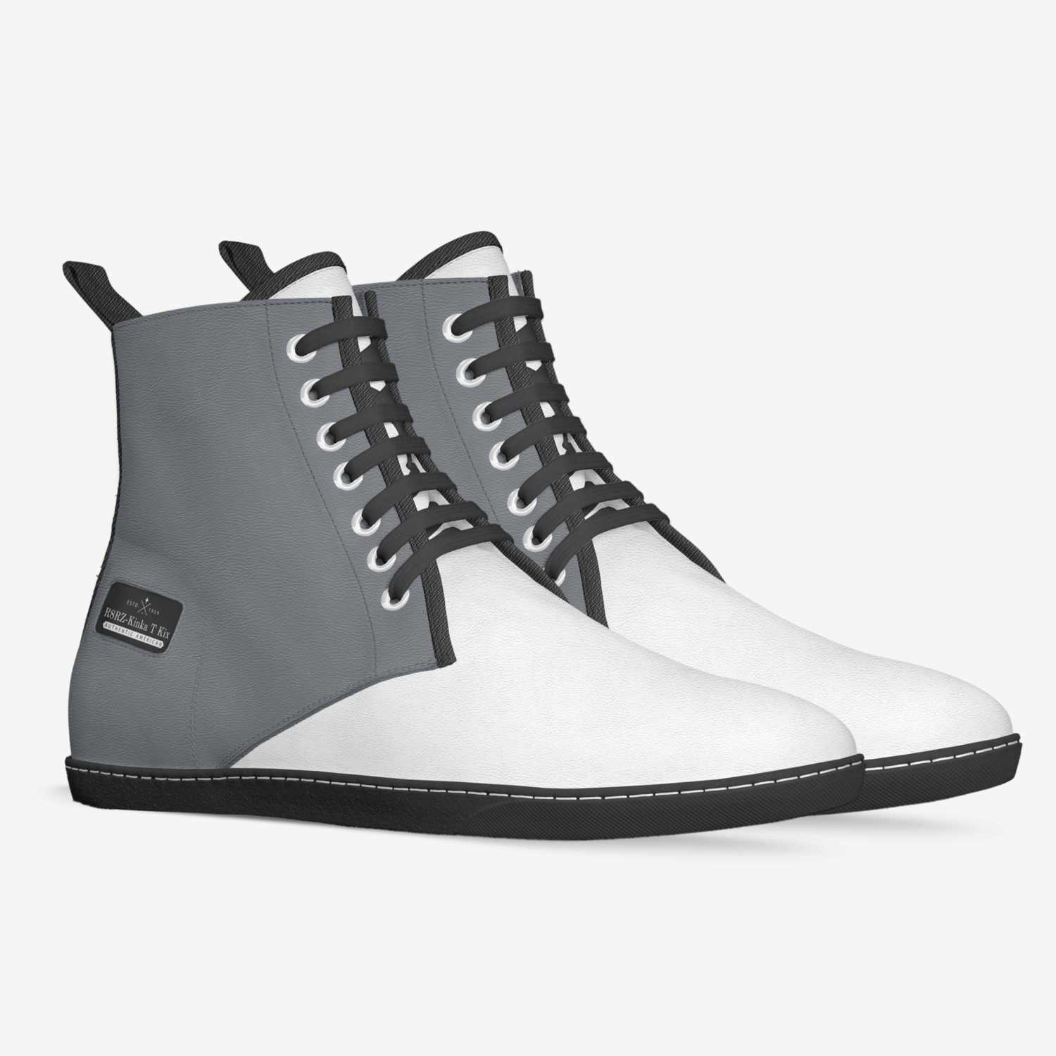 R8RZ-Kinka T Kix custom made in Italy shoes by Kinka T Kix | Double view