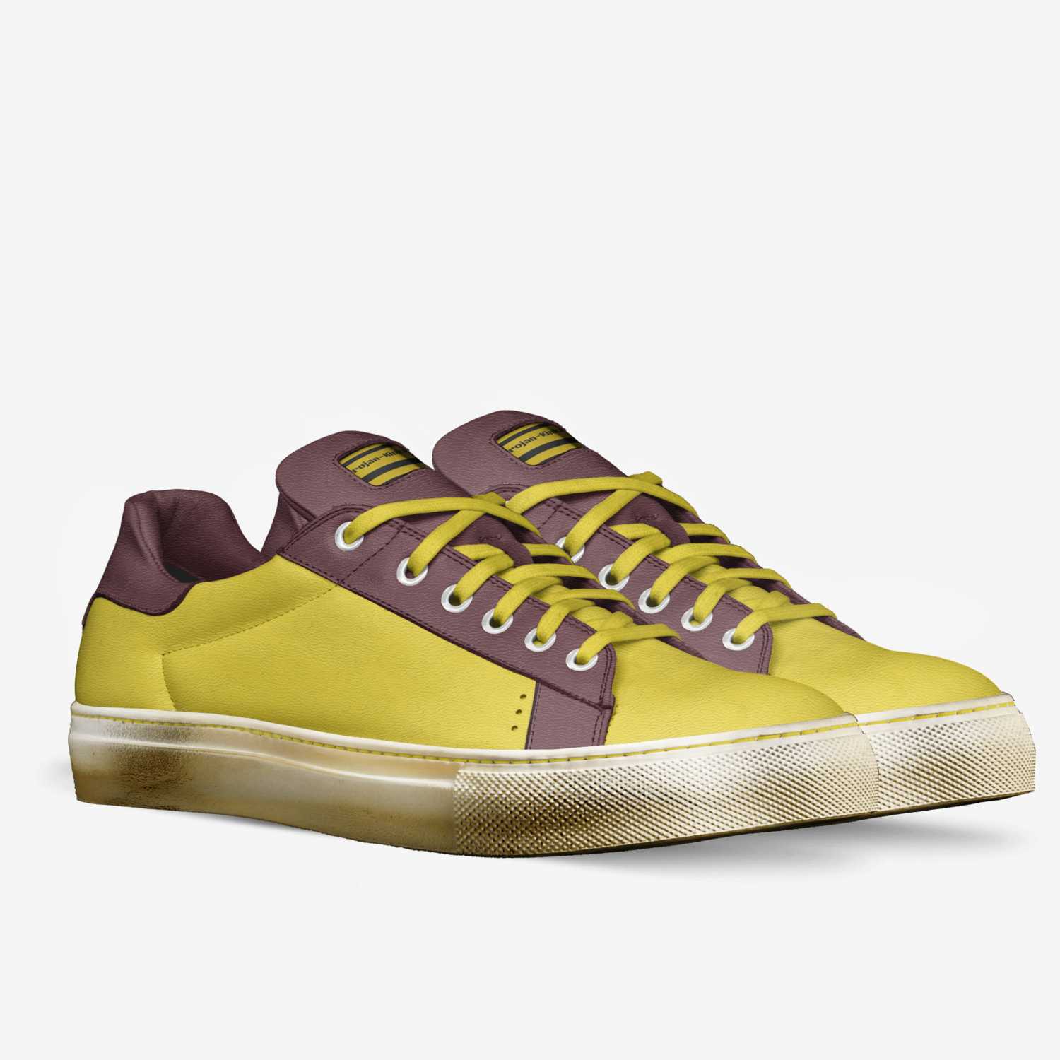 Trojan-Kinka T Kix custom made in Italy shoes by Kinka T Kix | Double view