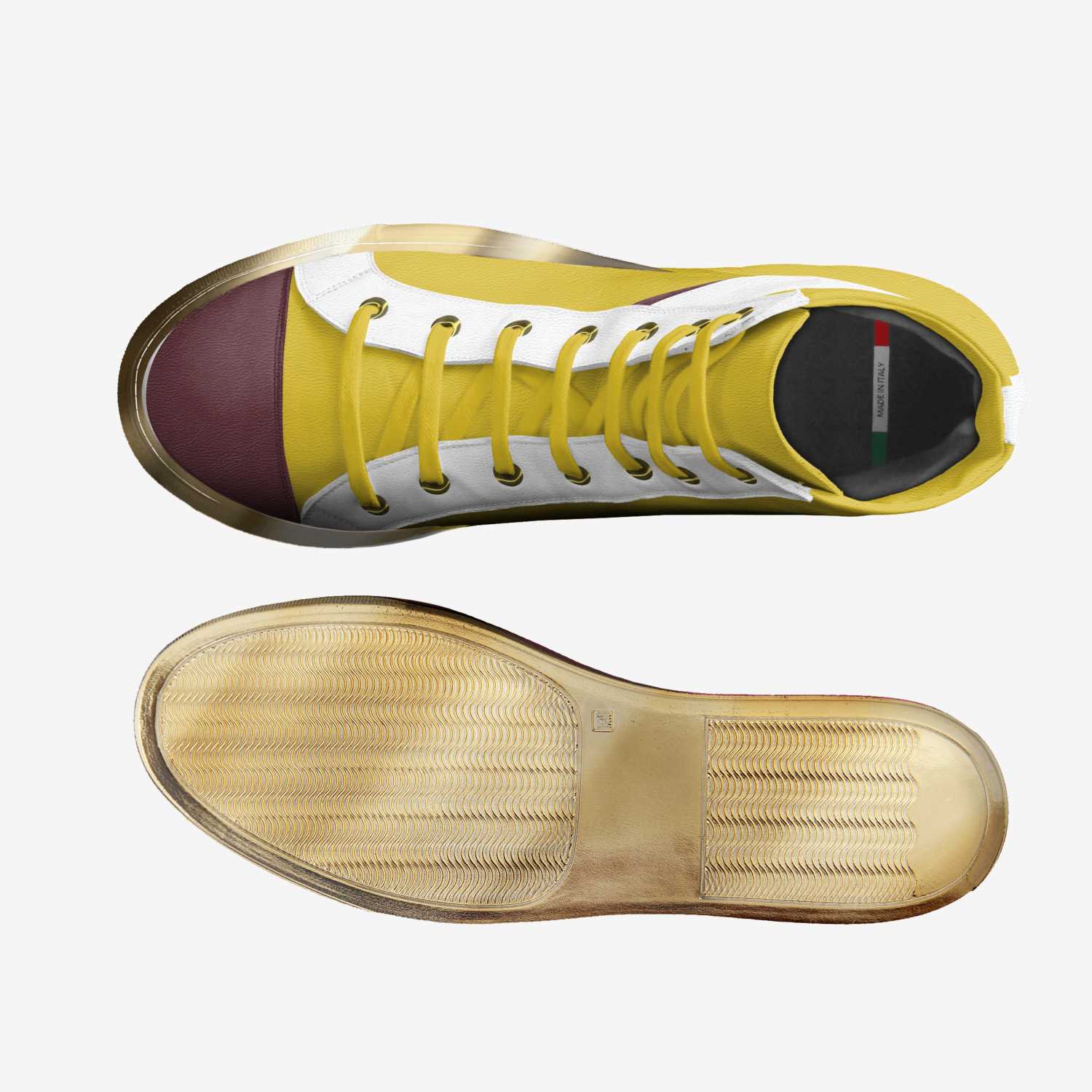 Trojan-Kinka T Kix custom made in Italy shoes by Kinka T Kix | Top view