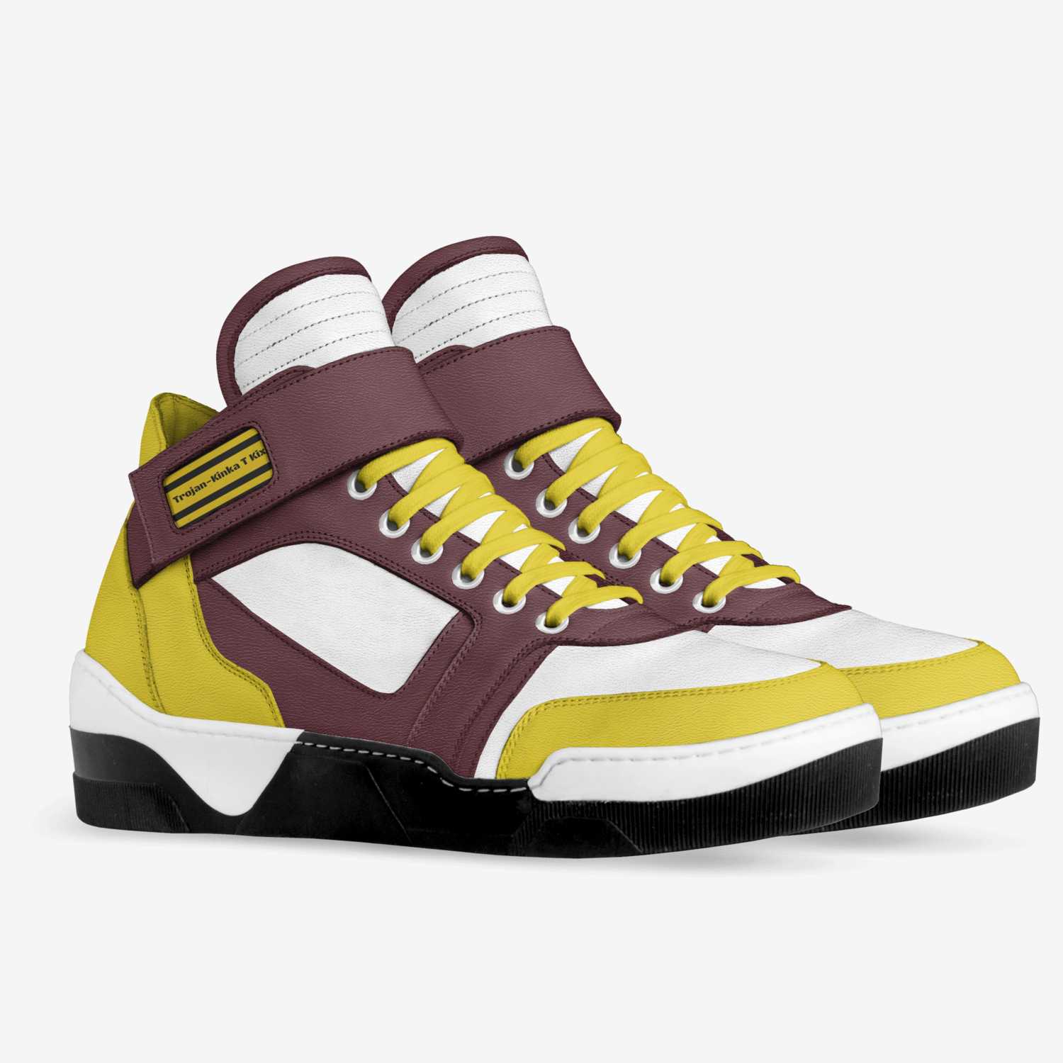 Trojan-Kinka T Kix custom made in Italy shoes by Kinka T Kix | Double view