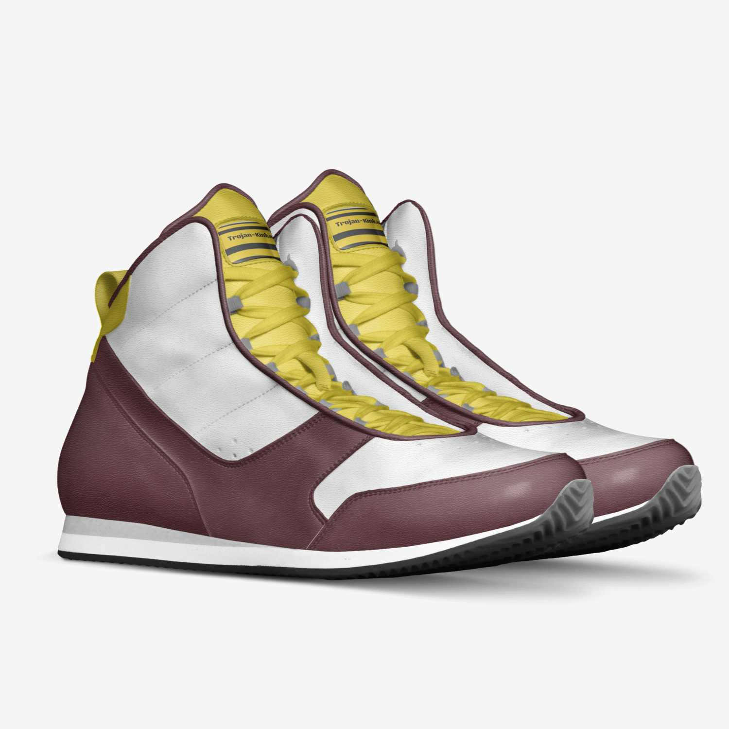 Trojan-Kinka T Kix custom made in Italy shoes by Kinka T Kix | Double view