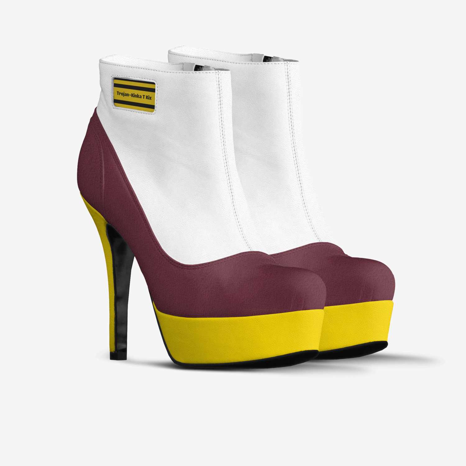 Trojan-Kinka T Kix custom made in Italy shoes by Kinka T Kix | Double view