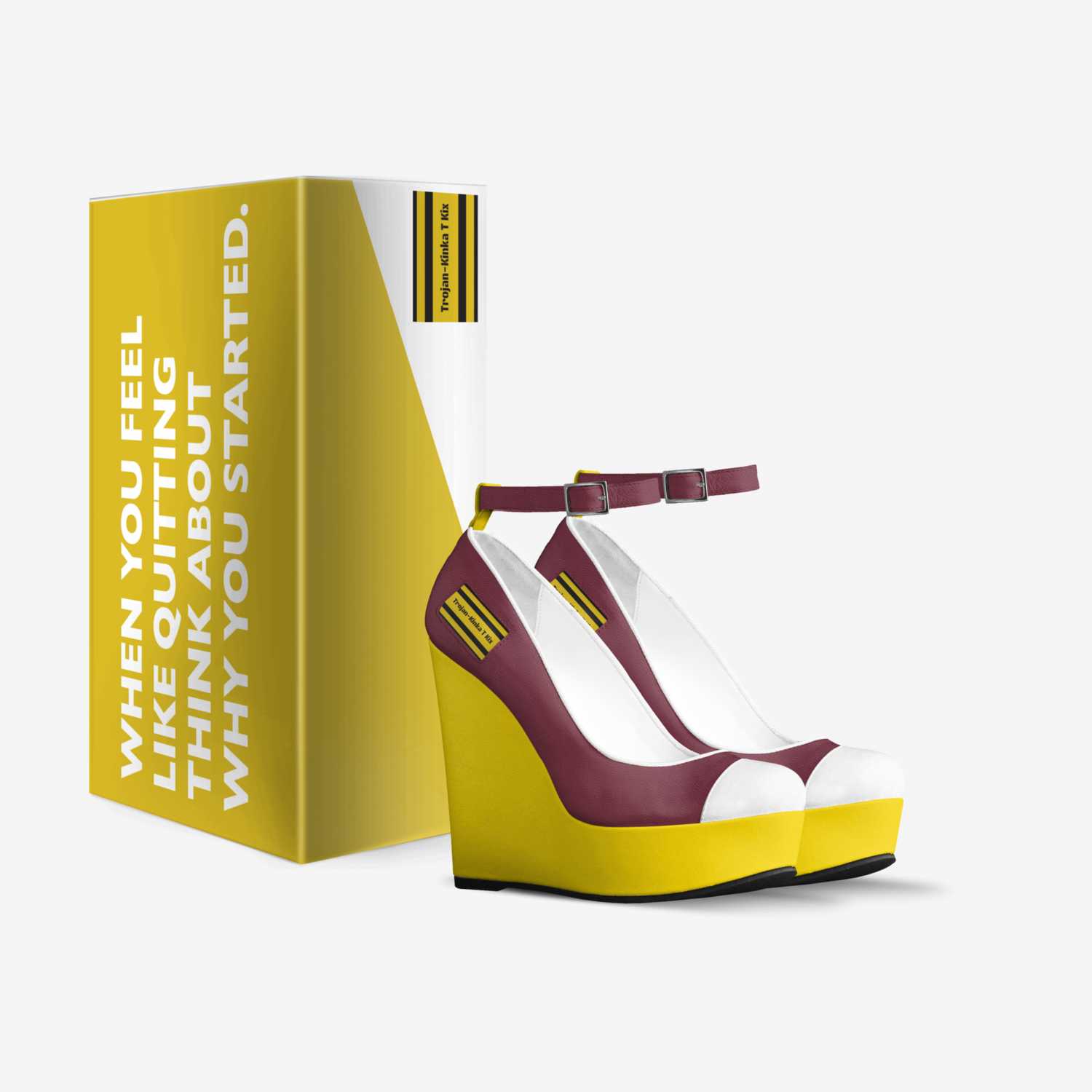 Trojan-Kinka T Kix custom made in Italy shoes by Kinka T Kix | Box view