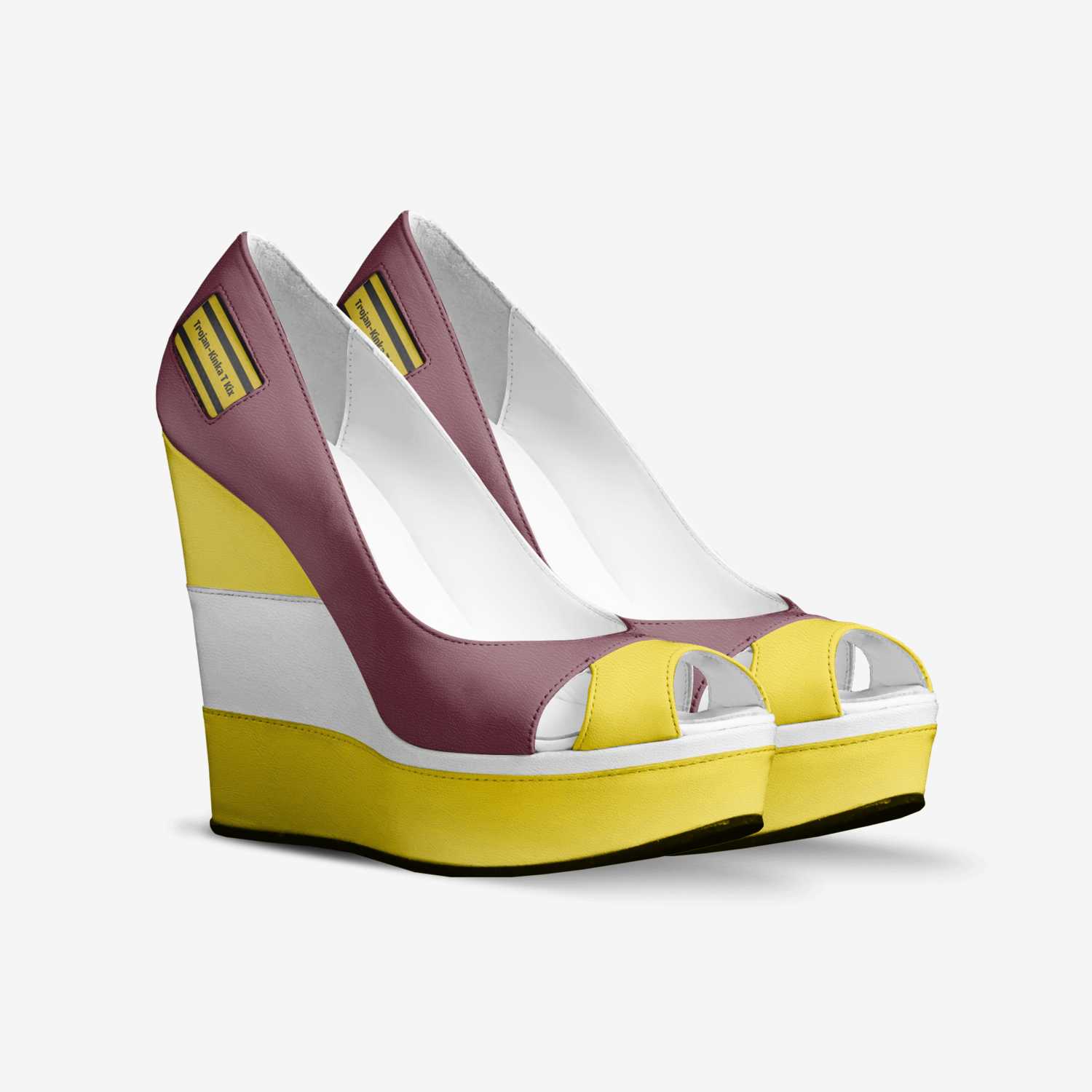 Trojan-Kinka T Kix custom made in Italy shoes by Kinka T Kix | Double view