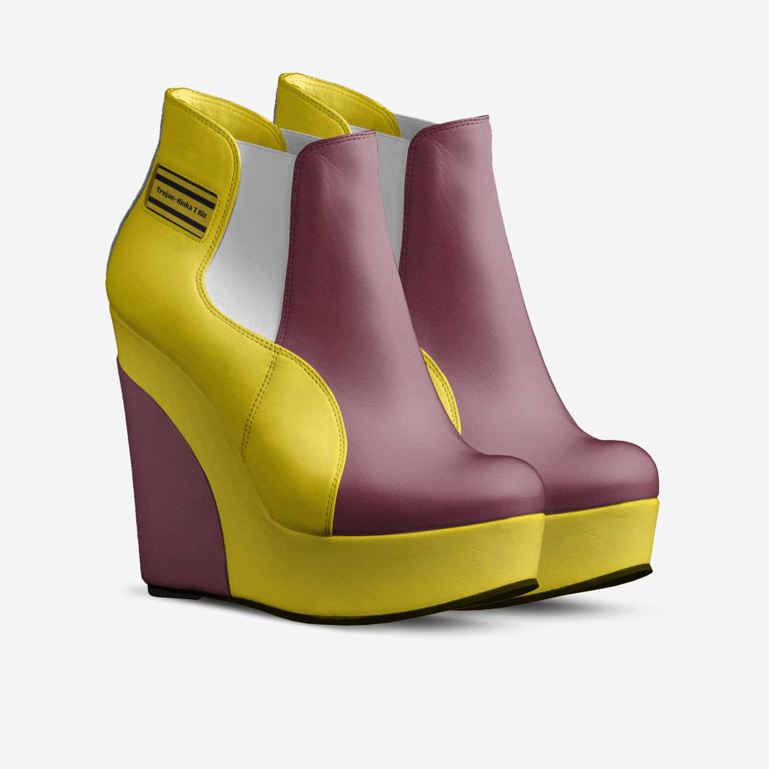 Trojan-Kinka T Kix custom made in Italy shoes by Kinka T Kix | Double view