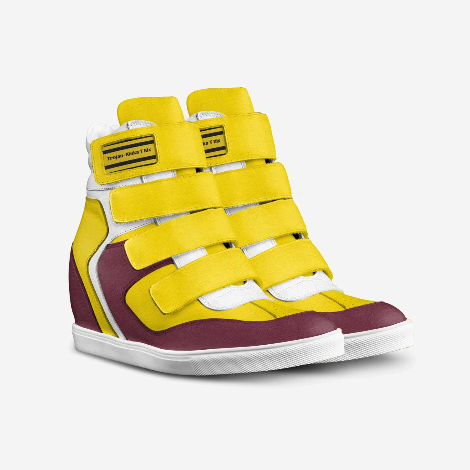 Trojan-Kinka T Kix custom made in Italy shoes by Kinka T Kix | Double view