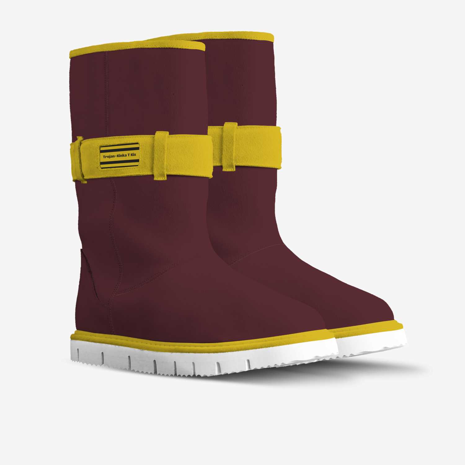 Trojan-Kinka T Kix custom made in Italy shoes by Kinka T Kix | Double view
