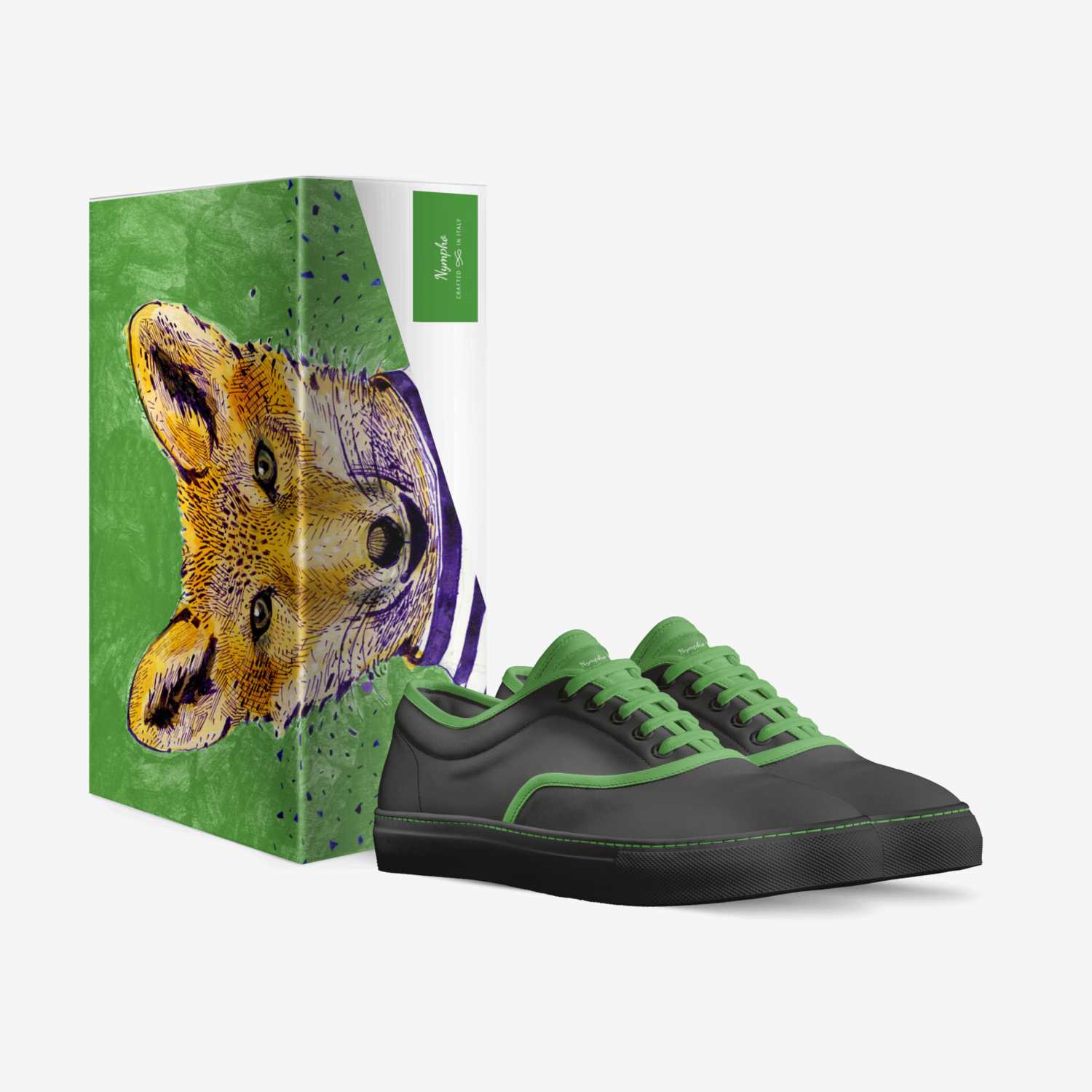 Nympho custom made in Italy shoes by Candice Daley | Box view