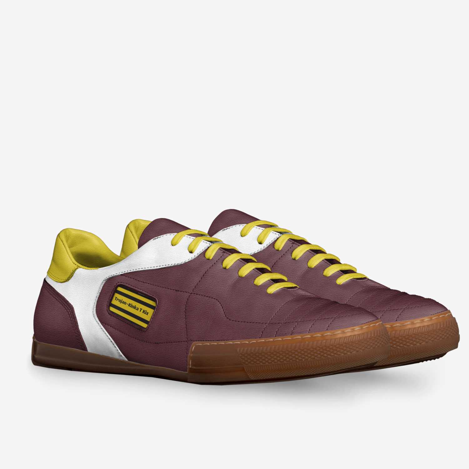 Trojan-Kinka T Kix custom made in Italy shoes by Kinka T Kix | Double view