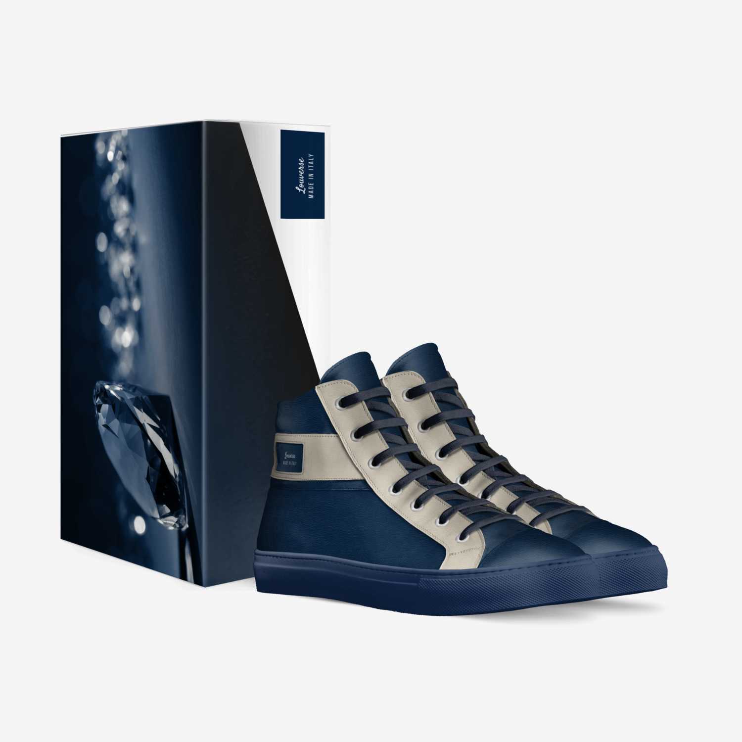 Louverse custom made in Italy shoes by Ty | Box view
