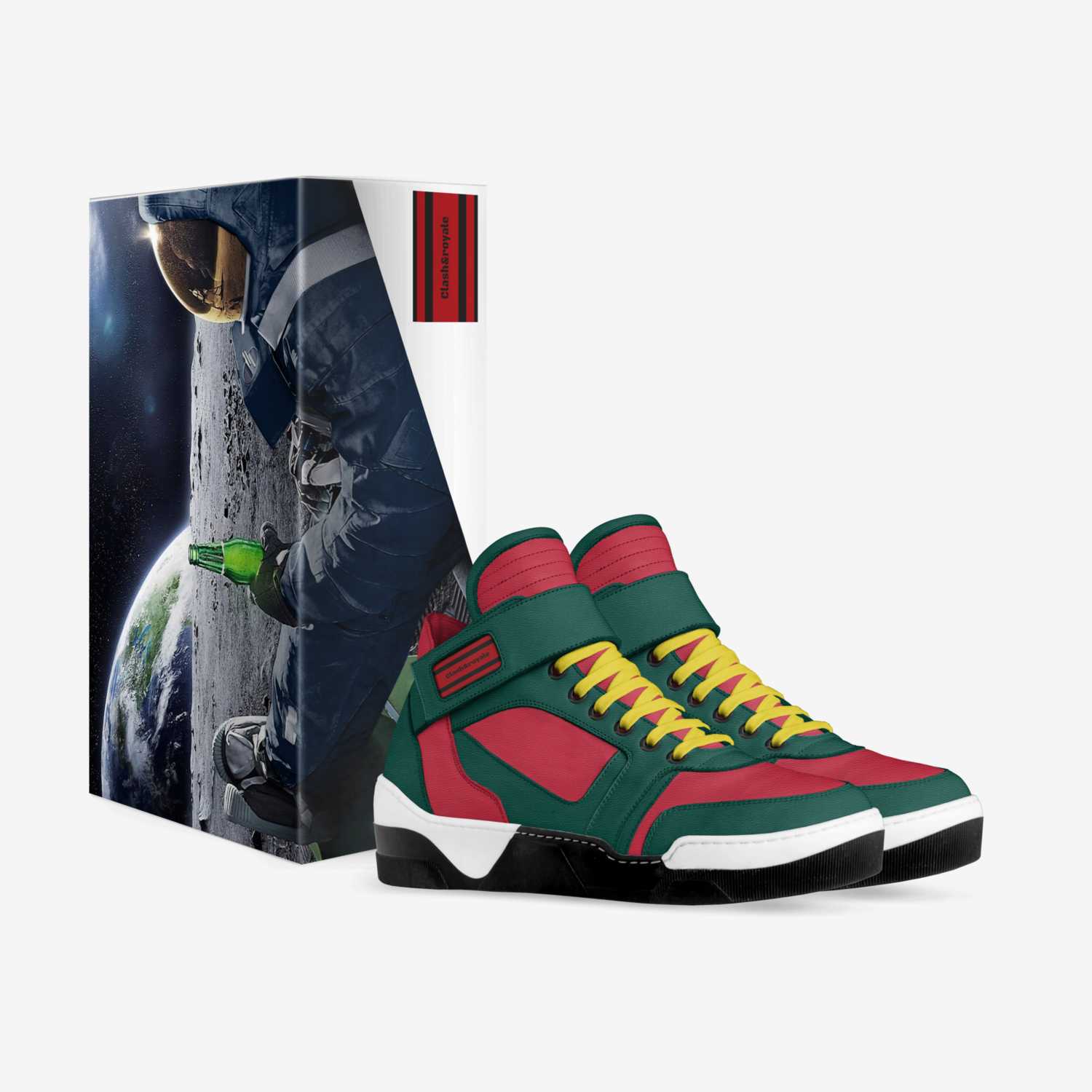 Clash&royale custom made in Italy shoes by Jesus Lazaro | Box view