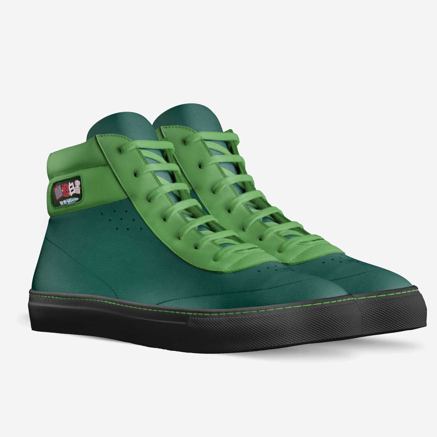 yu yu hakushoe custom made in Italy shoes by Maaliek Carter | Double view