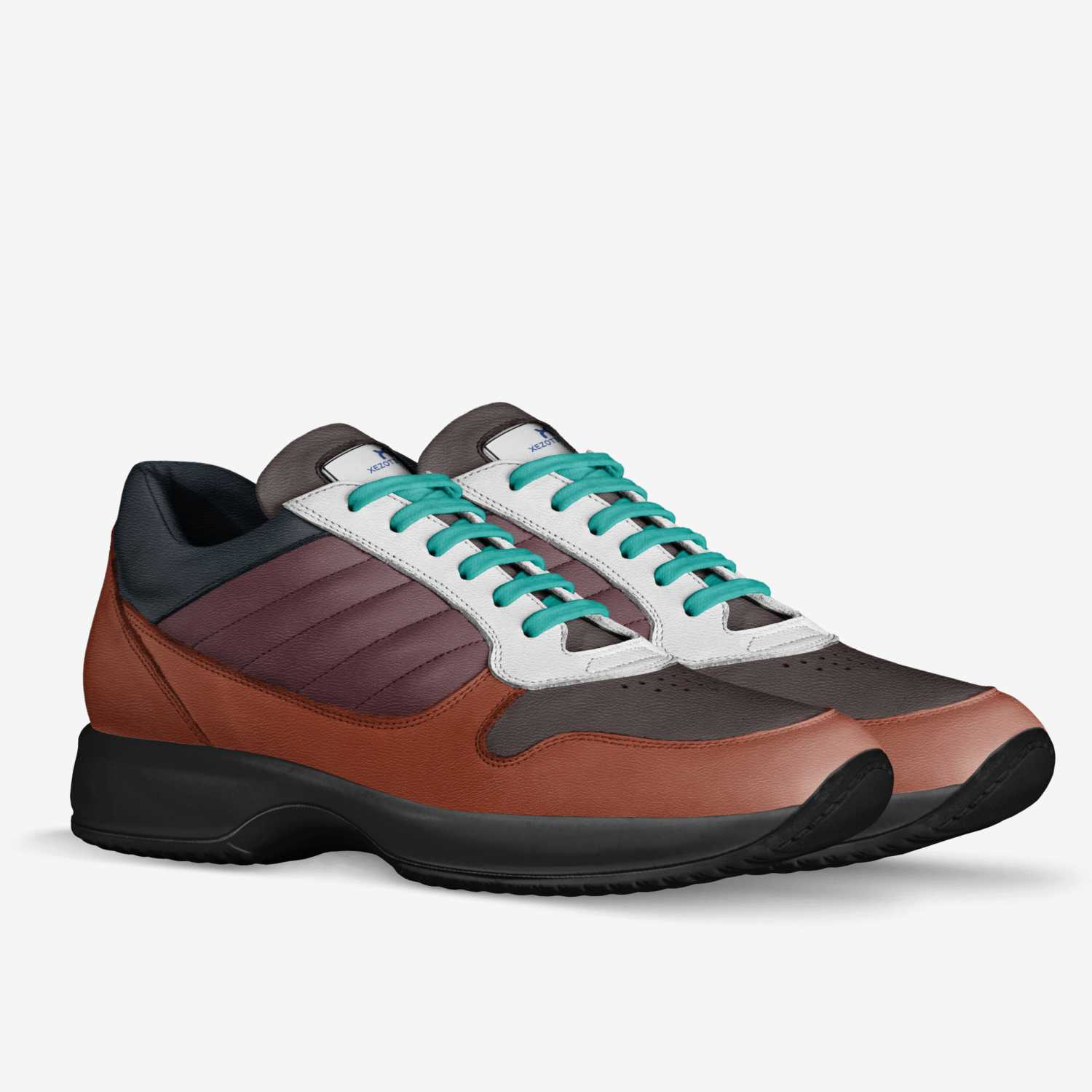 reflexology  shoes custom made in Italy shoes by Wan Ashraf | Double view