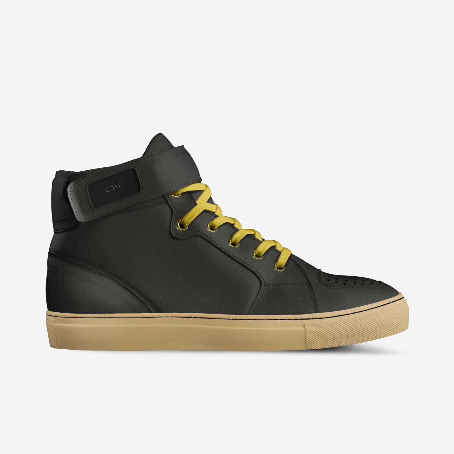 G.O.A.T custom made in Italy shoes by Izac Salako | Side view