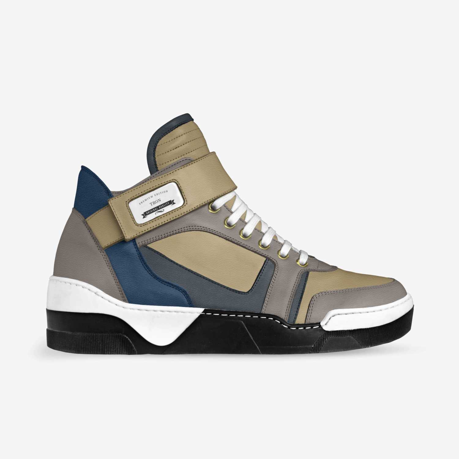 Tron custom made in Italy shoes by Twinkle Archer | Side view