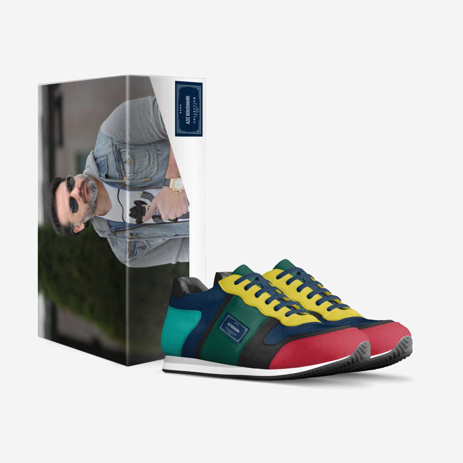 Aziz boushahri  custom made in Italy shoes by Bibi Ali | Box view