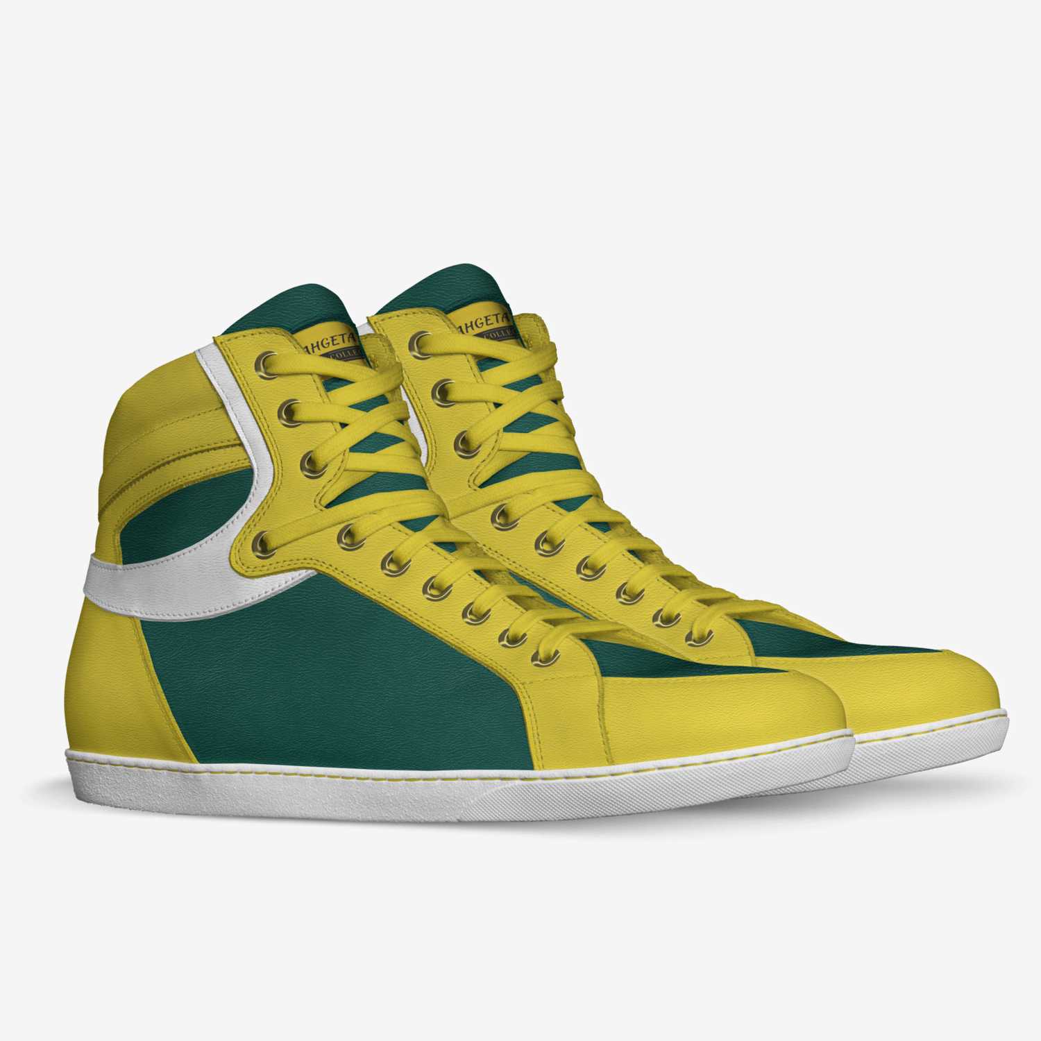 Cheddar custom made in Italy shoes by Scott Thomas | Double view