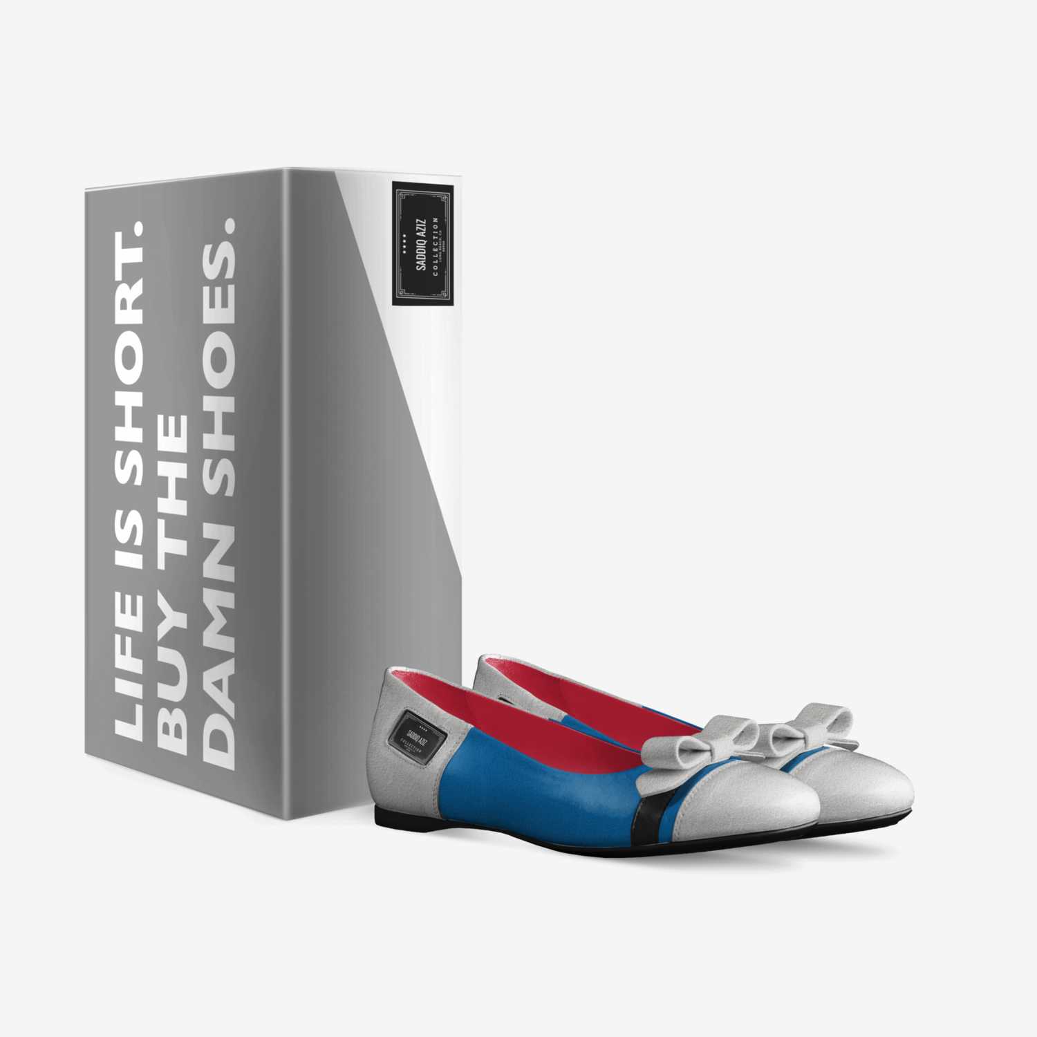 Saddiq Aziz custom made in Italy shoes by Saddiq Aziz | Box view