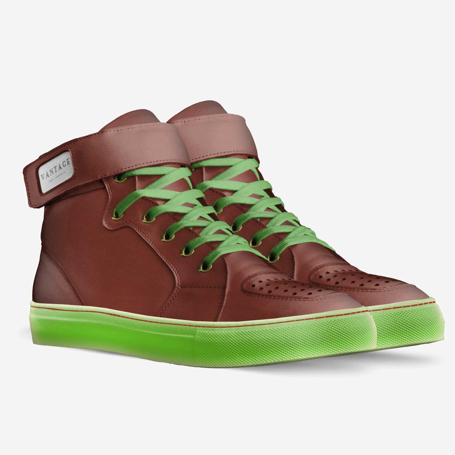 Vantage custom made in Italy shoes by D De | Double view