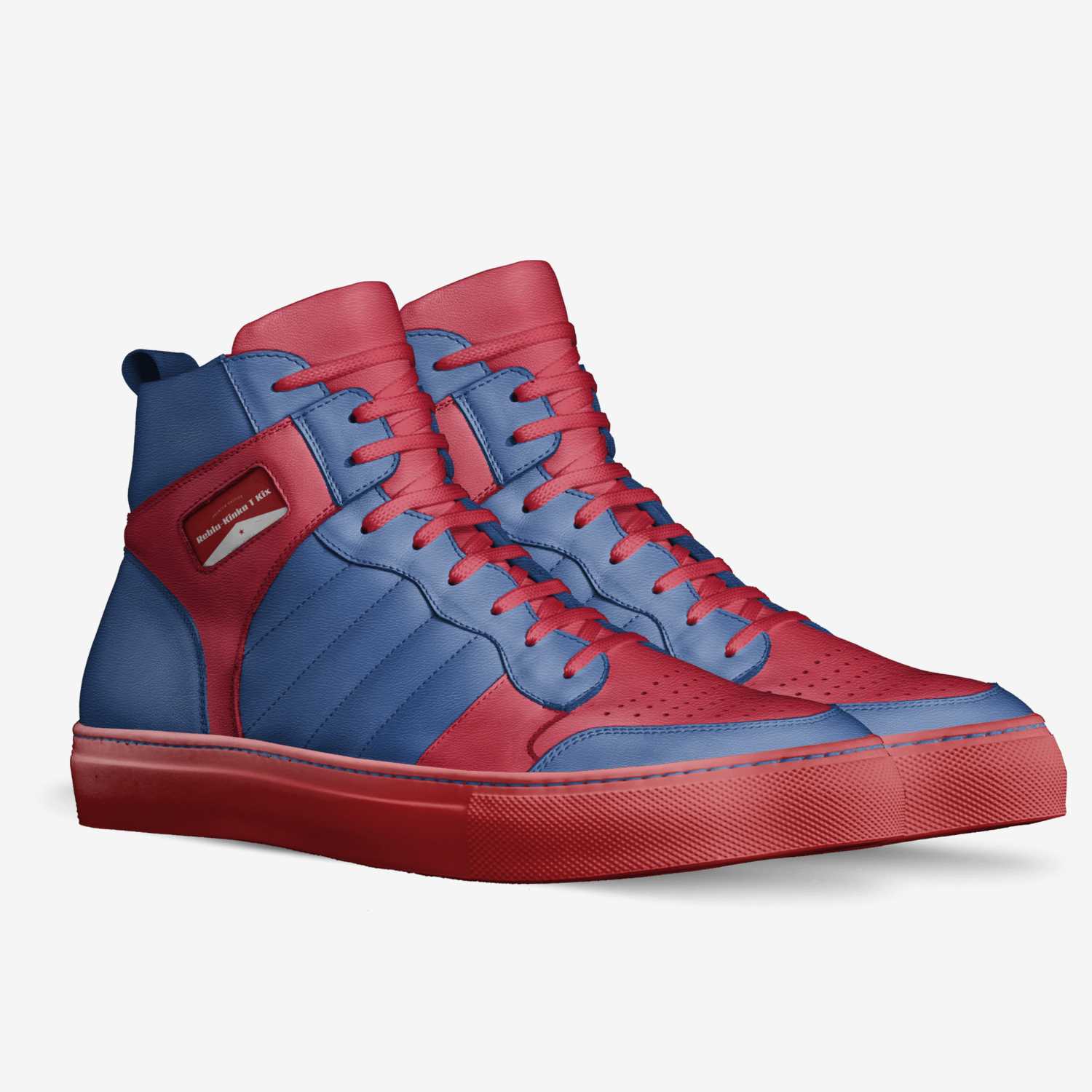 Reblu-Kinka T Kix custom made in Italy shoes by Kinka T Kix | Double view
